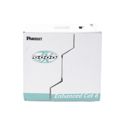 Bobina de Cable UTP 305 Metros (1000 Pies) de Cobre, TX6000™ PanNet, Reelex, Azul, Categoría 6 Mejorado (23 AWG), PVC (CM), de 4 Pares