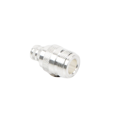 Conector N Hembra de Anillo Plegable para Cables 9913, 8214, LMR-400, RG8/U-SYS, RFLASH-1113, Plata/ Oro/ Teflón.