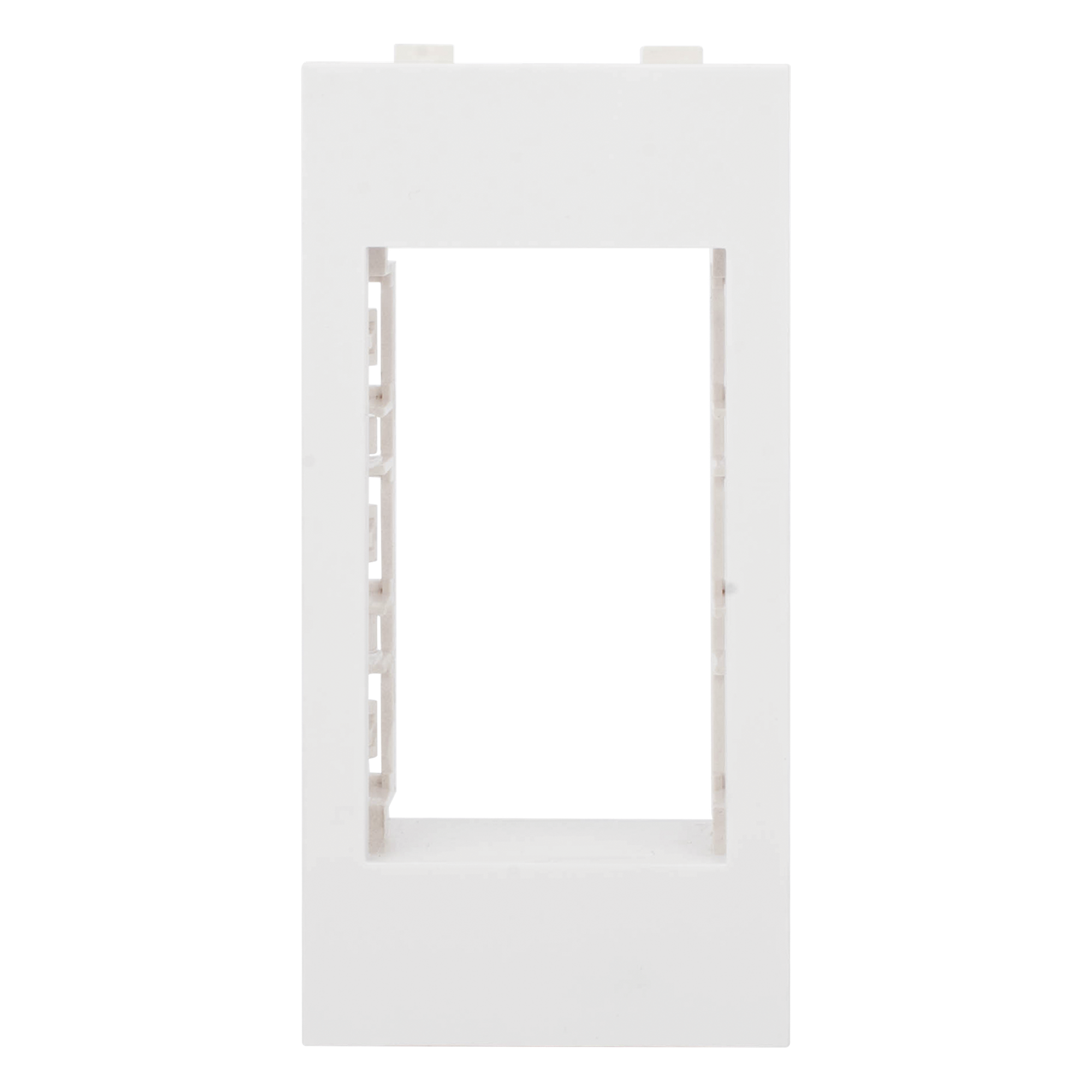 Placa Adaptadora Para Instalar Módulos SM-2TC-B en Cajas Para Piso Falso SM-CPF-2, SM-CPF-4, SM-CPF-6 y Para Pavimento SM-CPAV-2 y SM-CPAV-4 / (S01-MX/9) — SIMON · SKU SM-ADAP-FP