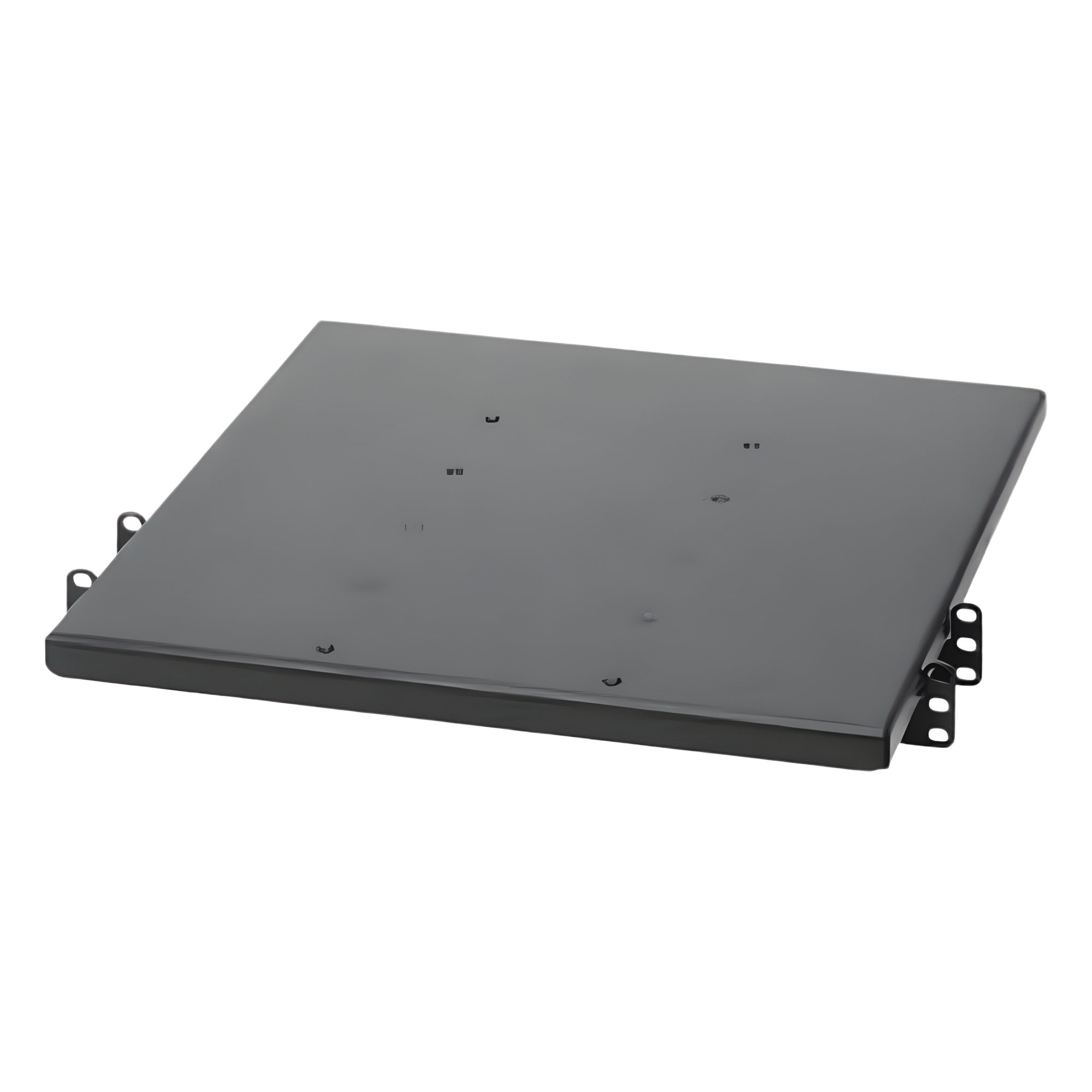 Charola para Rack 19 pulgadas / 1 UR / Profundidad 635 mm (2,083.3 ft) / Carga 113.4 kg (250 lb) / Doble Fijación 2 Postes / Acero Negro — PANDUIT · SKU SRM19X25A1