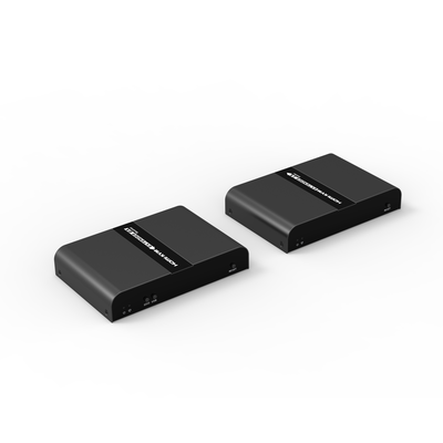 Kit extensor KVM (HDMI y USB 2.0) hasta 100 metros | Resolución 4K @ 30 Hz | Cat 6/6A/7 | CERO LATENCIA | Salida Loop | Soporta Switch Gigabit para control KVM múltiple | Soporta hasta 253 