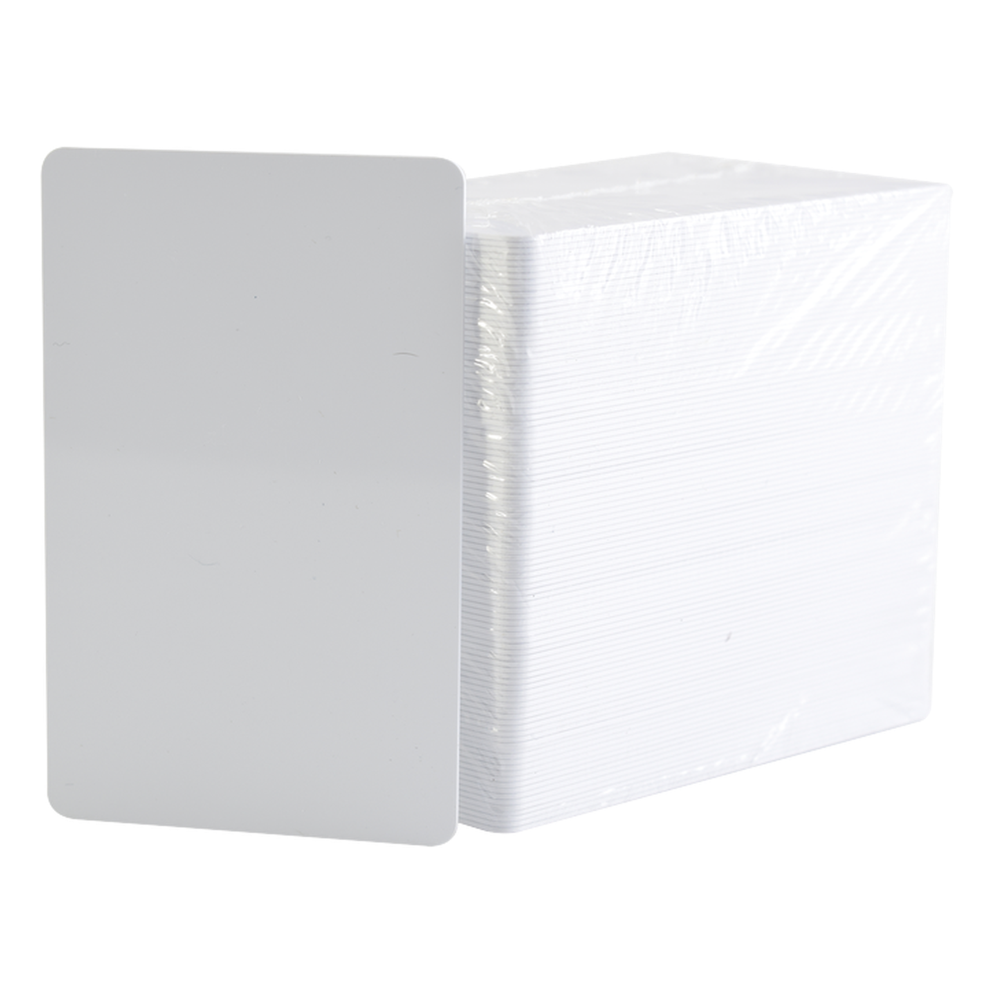 Paquete de 500 tarjetas de PVC UltraCard 30 mil CR80/ Diseñadas para impresión/ Sin Tecnología — HID · SKU 081754