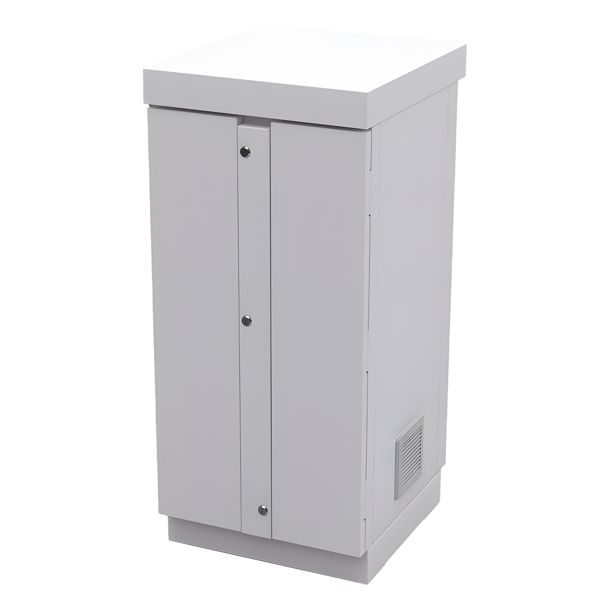 Gabinete de Seguridad de Lámina Galvanizada para Almacenamiento de Baterías (Hasta 6 baterías PL110D12). — EPCOM INDUSTRIAL · SKU EFCB051106W