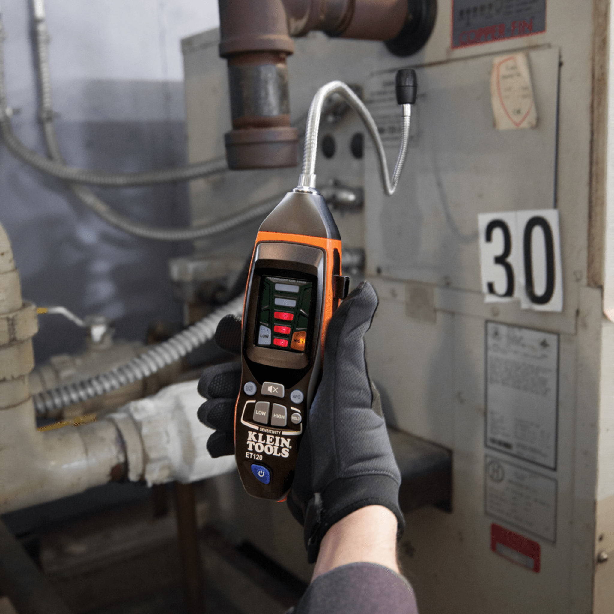 Detector de Fugas de Gas Combustible.