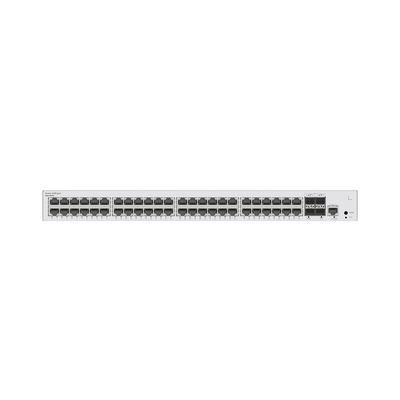 Switch de Acceso Gigabit Administrable Capa 2 / 48 puertos 10/100/1000 Mbps / 4 Puertos 1GE SFP Uplink / ERPS / IMGP Snooping / DHCP Snooping / Administración Nube Gratis