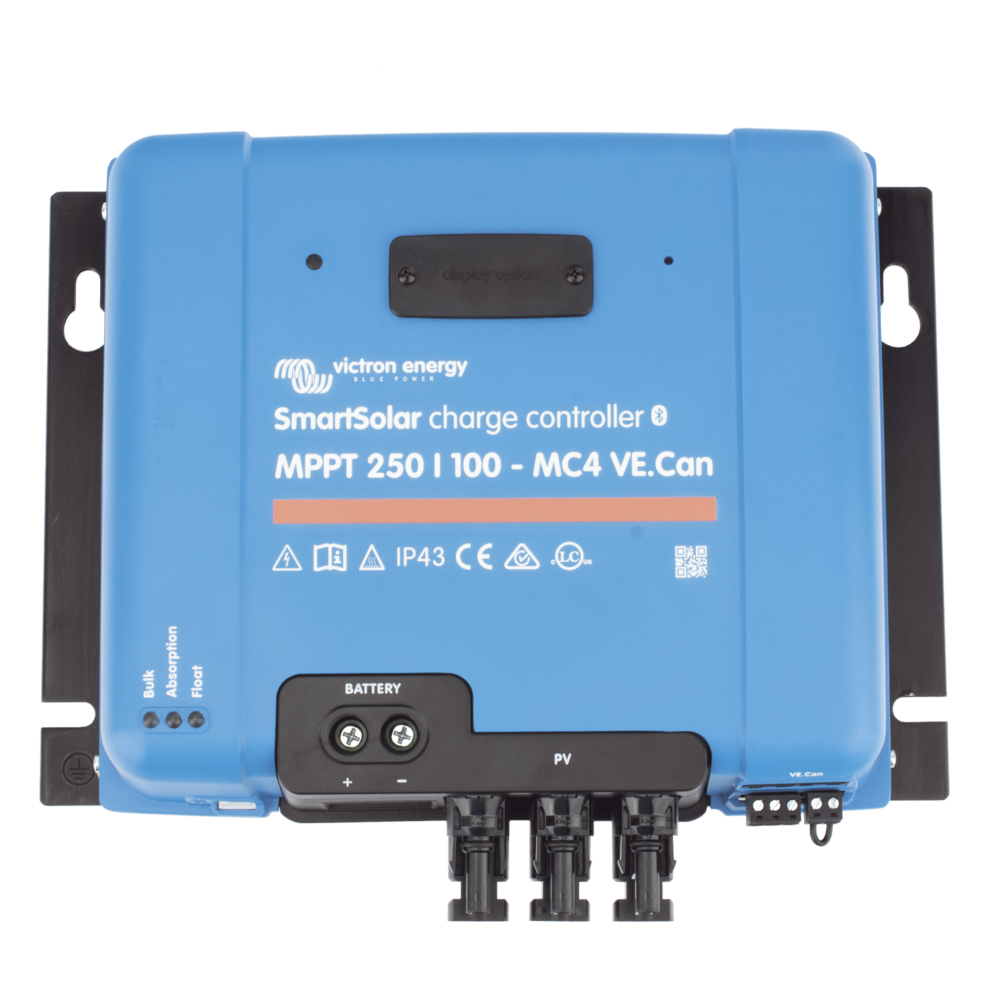 Controlador Solar MPPT / 100A / 250V PV / 48Vcc / 5800W / Bluetooth y VE.Can — VICTRON ENERGY · SKU SSMPPT250/100