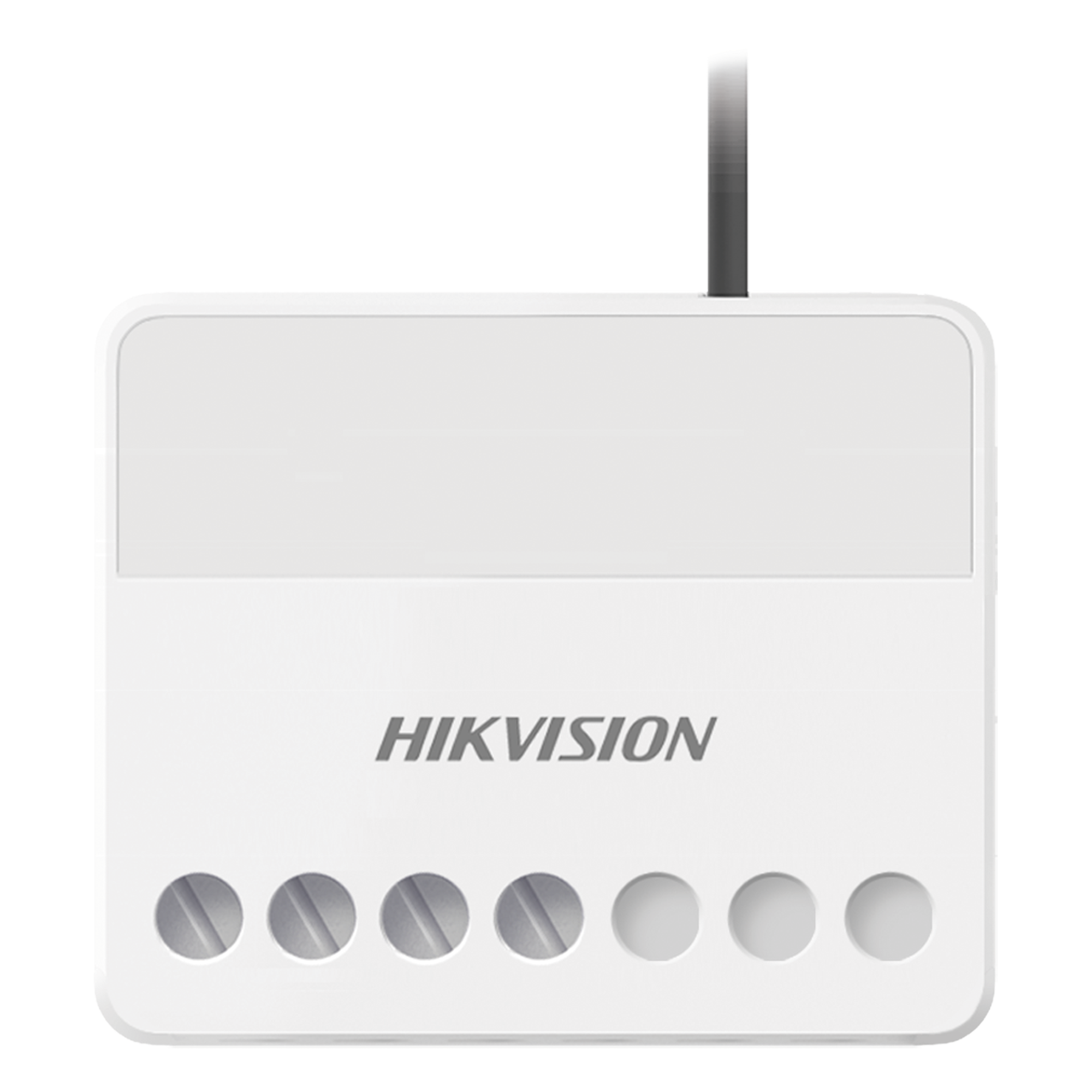 (AX PRO) Interruptor Inalámbrico / 1 Salida de Relevador de 100 a 240 VCA (Max. 13A) — HIKVISION · SKU DS-PM1-O1H-WB