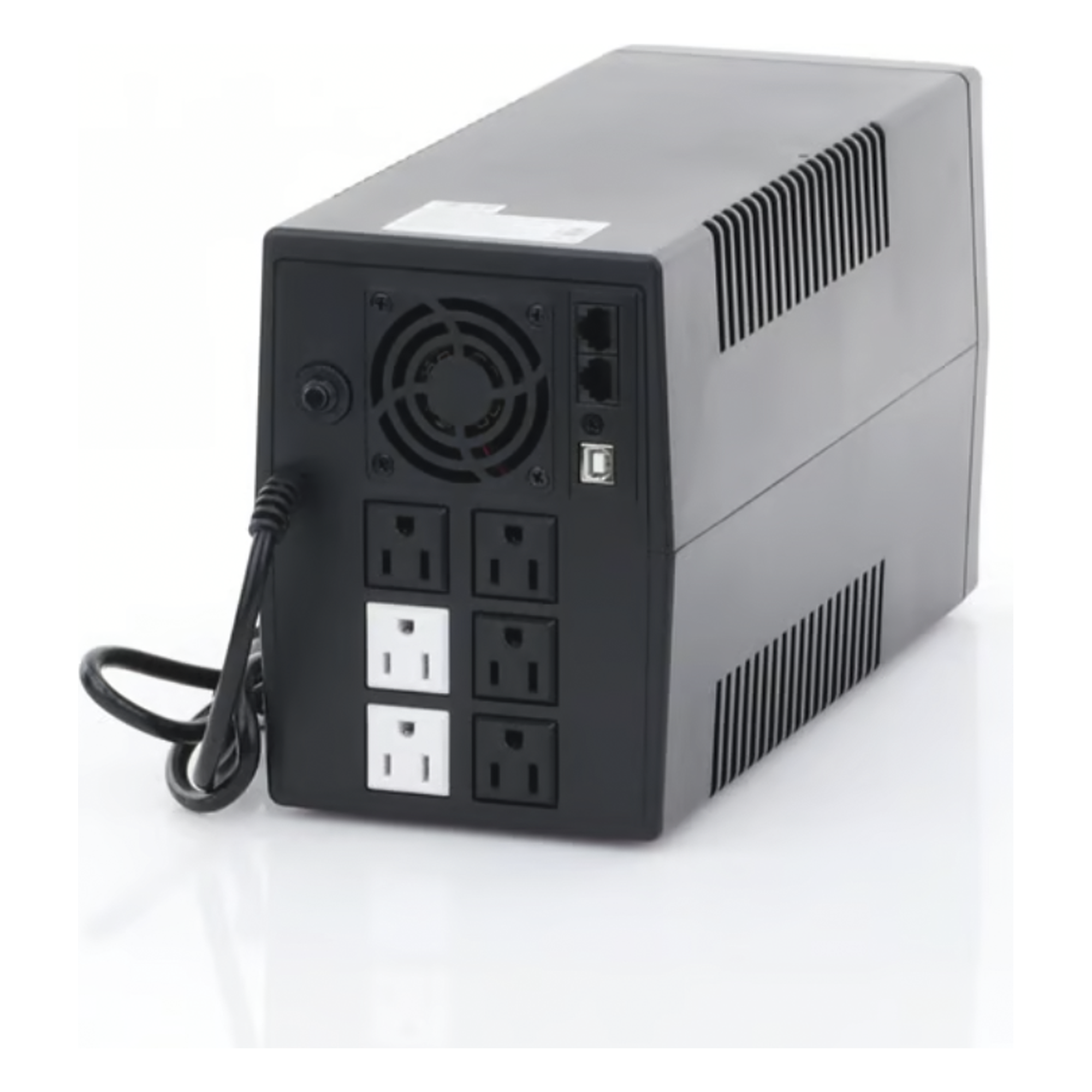 UPS de 1500VA/900W / Topología Línea Interactiva / Entrada y Salida 120 Vca/ Clavija NEMA 5-15P / 6 Tomas NEMA 5-15R 