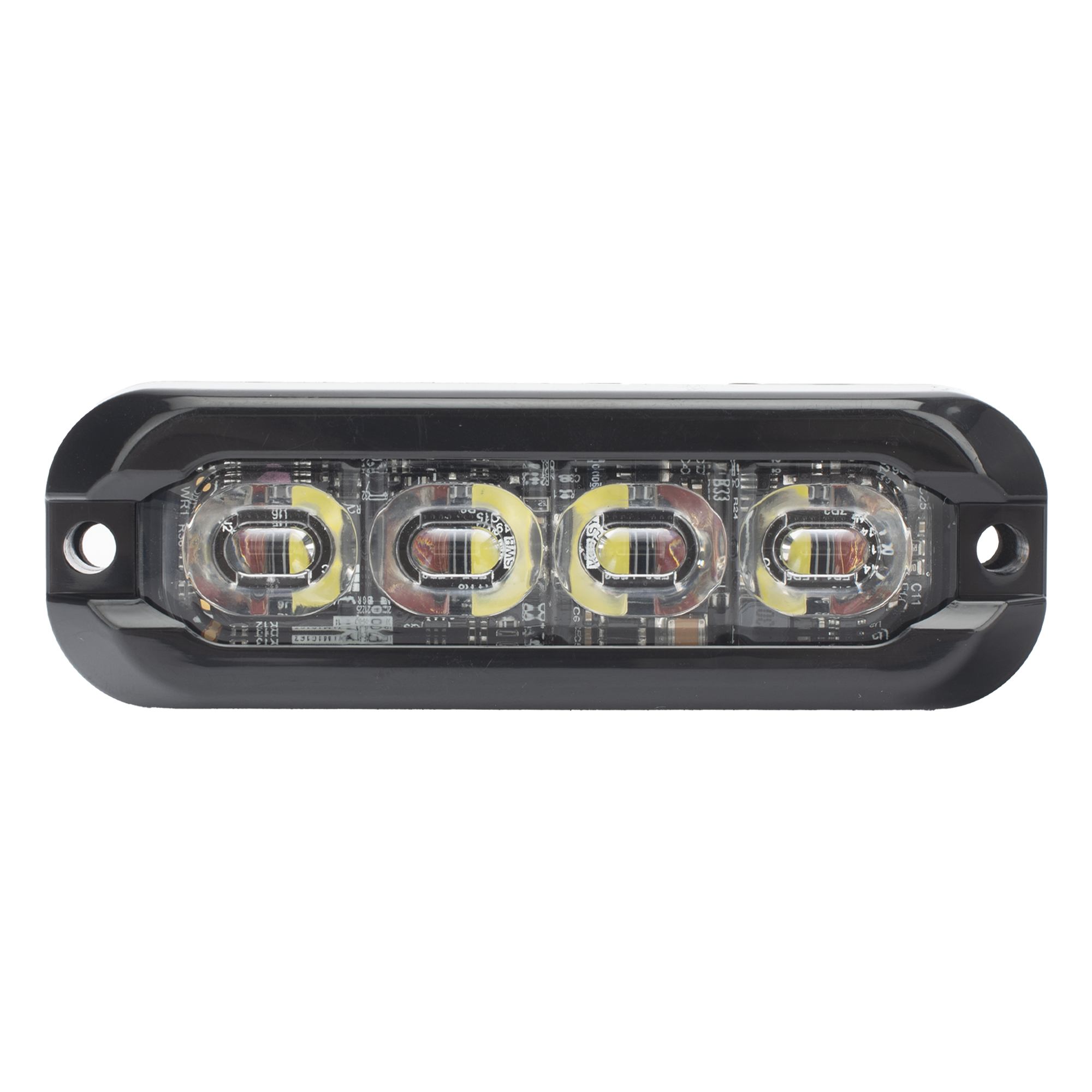 Luz perimetral , 8 LED Ultra Brillantes, Dual Color Rojo / Claro — ECCO · SKU ED3793RW