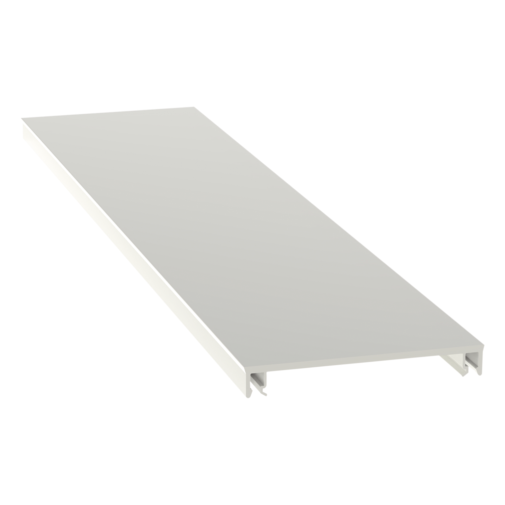 Cubierta para canaleta T-70, de PVC rígido, 70.1 x 9.1 x 1828.8 mm, Color Blanco — PANDUIT · SKU T70CWH6
