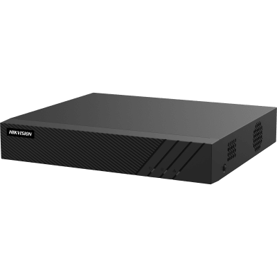NVR 8 Megapixel (4K) (Compatible con Cámaras ACUSENSE) / 8 canales IP / 8 Puertos PoE+ / 1 Bahía de Disco Duro / Salida de Vídeo en 4K / 300 Metros PoE Modo Extendido — HIKVISION · SKU DS-7608NI-Q1/8P(E)