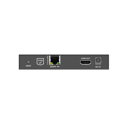 KIT EXTENSOR HDMI 4K@60HZ sobre IP GIGABIT | IPCOLOR | 100m en Conexión Uno a Uno |  Salida Loop | IR Bi-Direccional | RS232 | ARC | CERO LATENCIA | Soporta conexión Uno a Muchos/Switch en Cascada