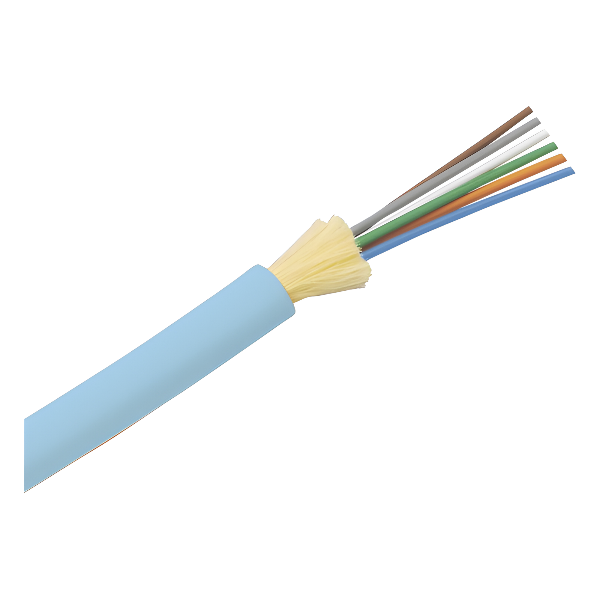 Cable de Fibra Óptica de 6 Hilos, Multimodo OM4 50/125 Optimizada, Interior, Tight Buffer 900um, No Conductiva (Dieléctrica), LSZH, Precio Por Metro — PANDUIT · SKU FODLZ06