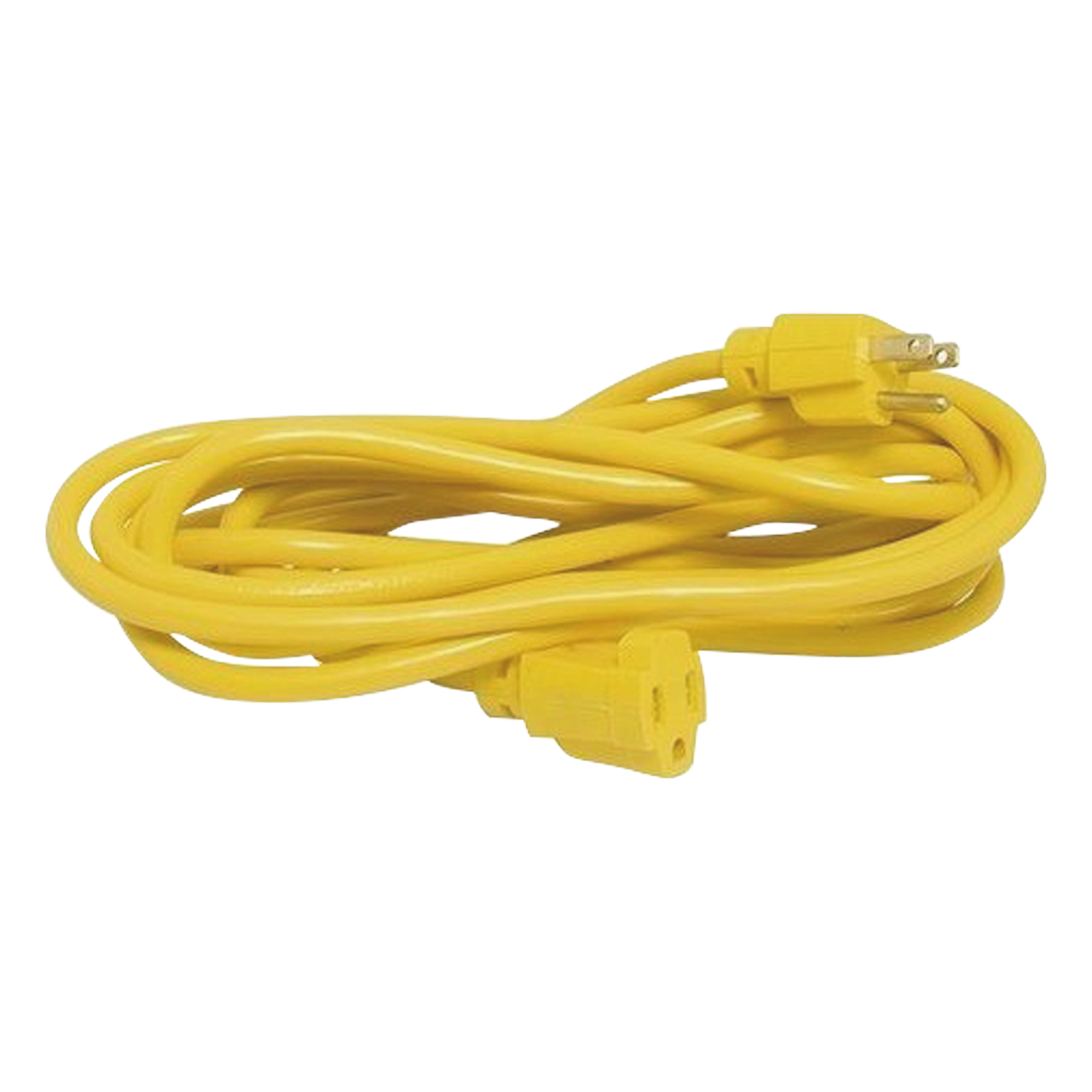 Extensión Eléctrica de Uso Rudo Aterrizada 15 metros / 127 V CA 10 A Máximo / Color Amarillo. — SURTEK · SKU SYS-136174