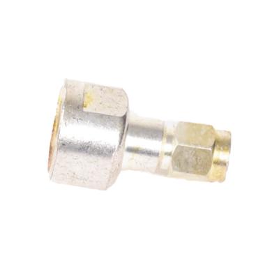 Adaptador UNIDAPT Hembra a SMA Macho, Plata / Oro / Teflón.