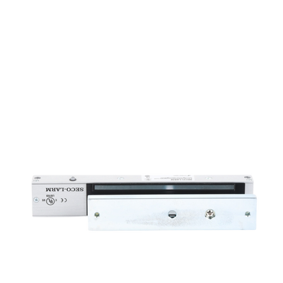Chapa Magnética 600 lbs con LED / Sensor de Estado de Unión / Sin Magnetismo Residual / Uso Interior.