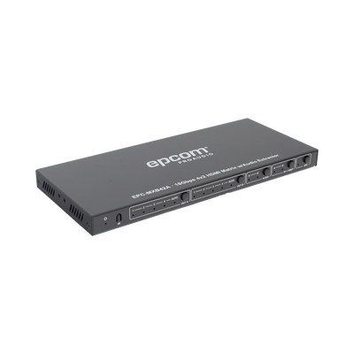 Matricial HDMI | 4x2 | 4K2K@60Hz | HDR | YCbCr 4:4:4 | EDID Auto | Extractor de Audio | Salida de audio análoga y digitalizados | HDCP 2.2 | 18 Gbps