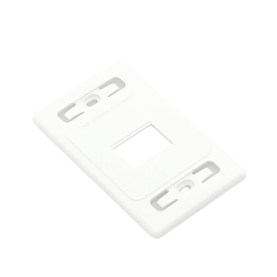 Placa de Pared Modular MAX, de 2 Salidas, Color Blanco, Versión Bulk (Sin Empaque Individual)