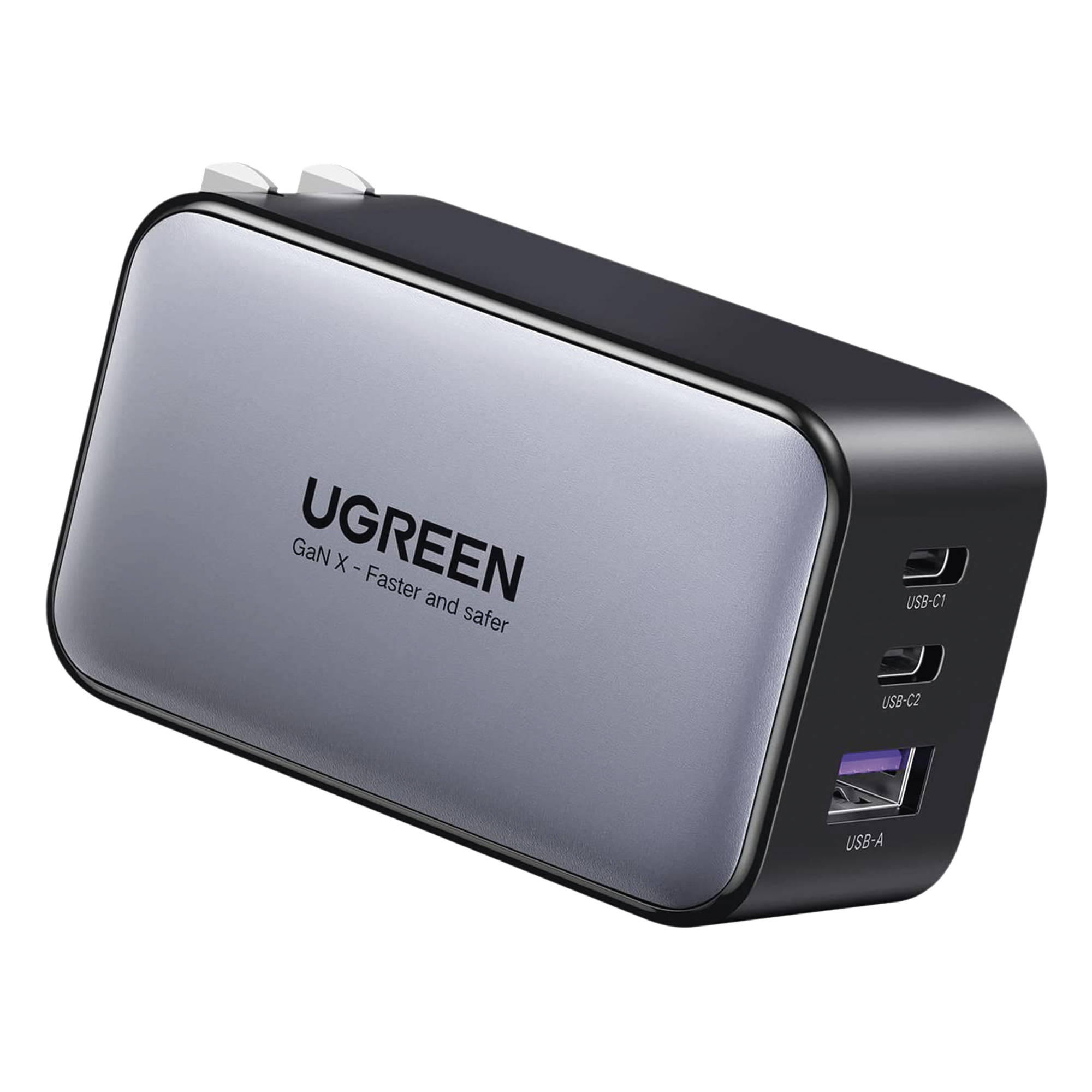 Cargador de 65W serie Nexode | 3 Puertos de Carga Rápida | 2 USB-C | 1 USB-A | Tecnología GaN II | Power Delivery 3.0 | Quick Charge 4.0 | Chip Confiable y Carga Inteligente | Optimiza la Experiencia de Carga | Carcasa Ignifuga — UGREEN · SKU 10334