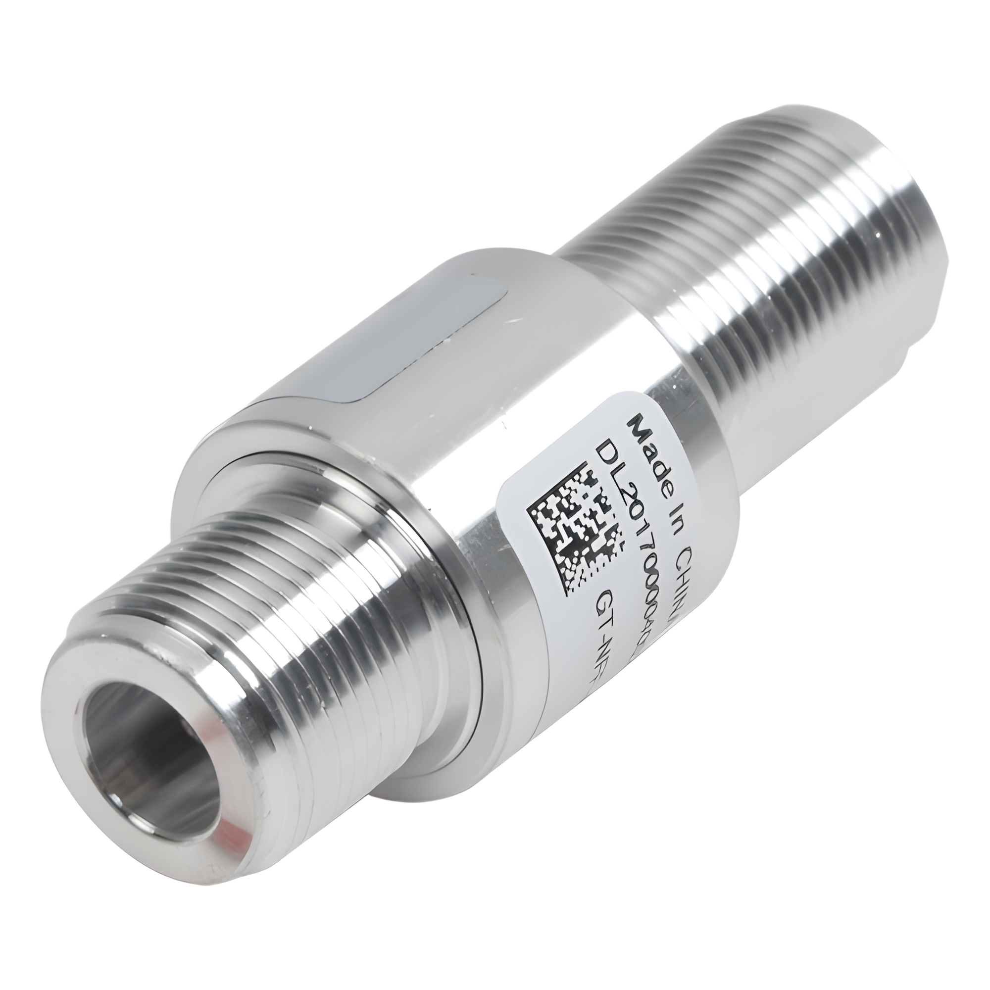 Protector Coaxial RF Tubo de Gas / DC-7 GHz / 90W / Conectores N Hembra / Bidireccional / Aluminio — POLYPHASER · SKU GT-NFF-AL