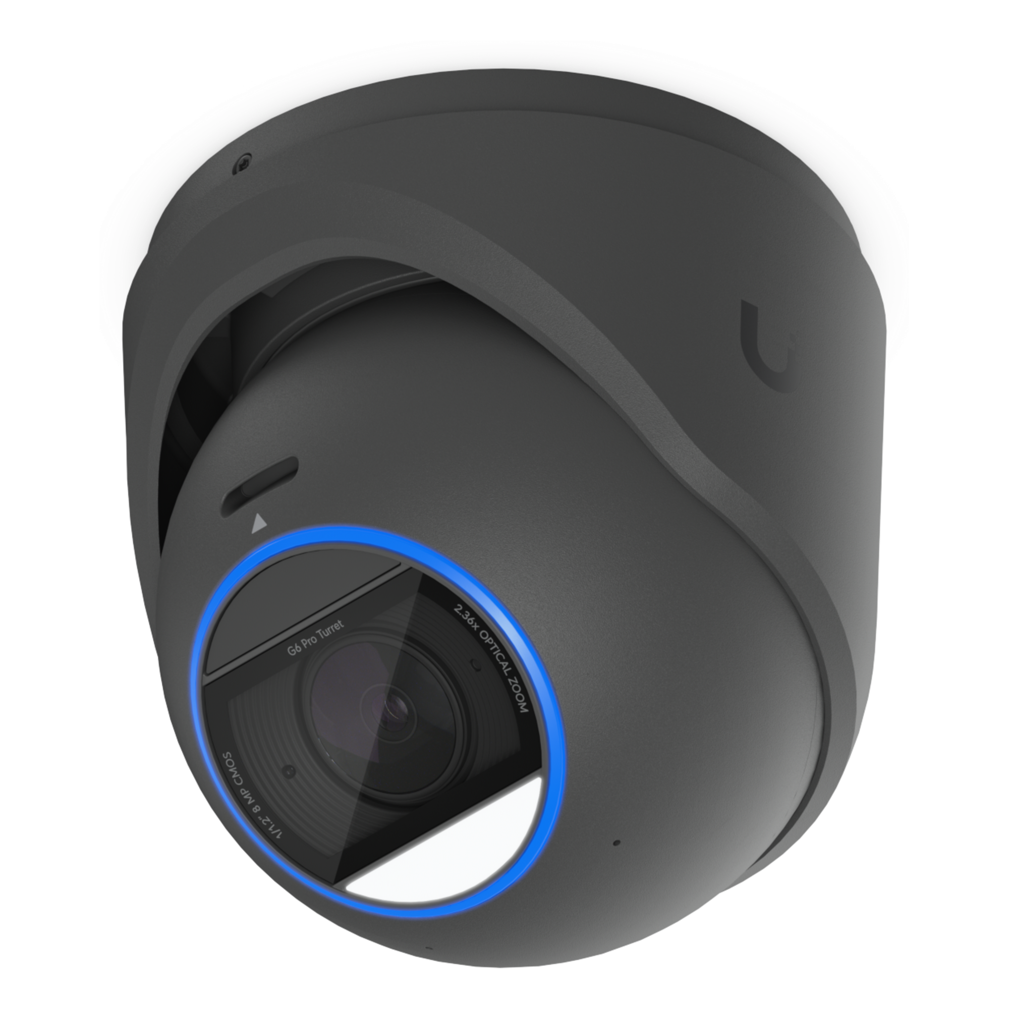UniFi Protect G6 Pro Turret – Cámara 4K PoE+ Antimanipulación y Todo Clima con Motor de IA Multi-TOPS, Zoom Óptico 2.36× y Sensor CMOS 1/1.2 — UBIQUITI · SKU UVC-G6-PRO-TURRET-B