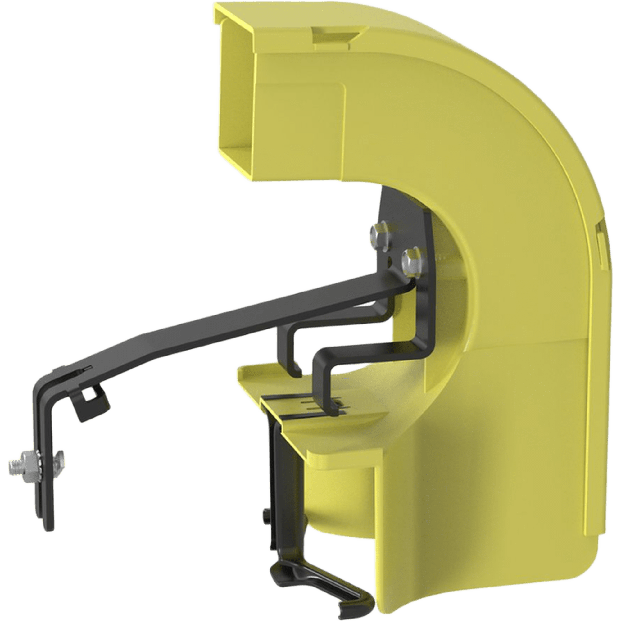 Bajada Para Canaleta FiberRunner™, Uso con Medidas 4x4, 6X4, 12X4, o 24X12, Con Reducción a 2X2, Color Amarillo