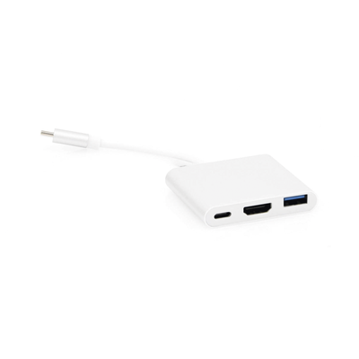 Adaptador Multipuerto USB-C 3.1 A HDMI 4K / USB 3.0 / USB – C / Alta Velocidad de Transmisión de Datos / Admite Carga Rápida (PD) en el Puerto USB – C