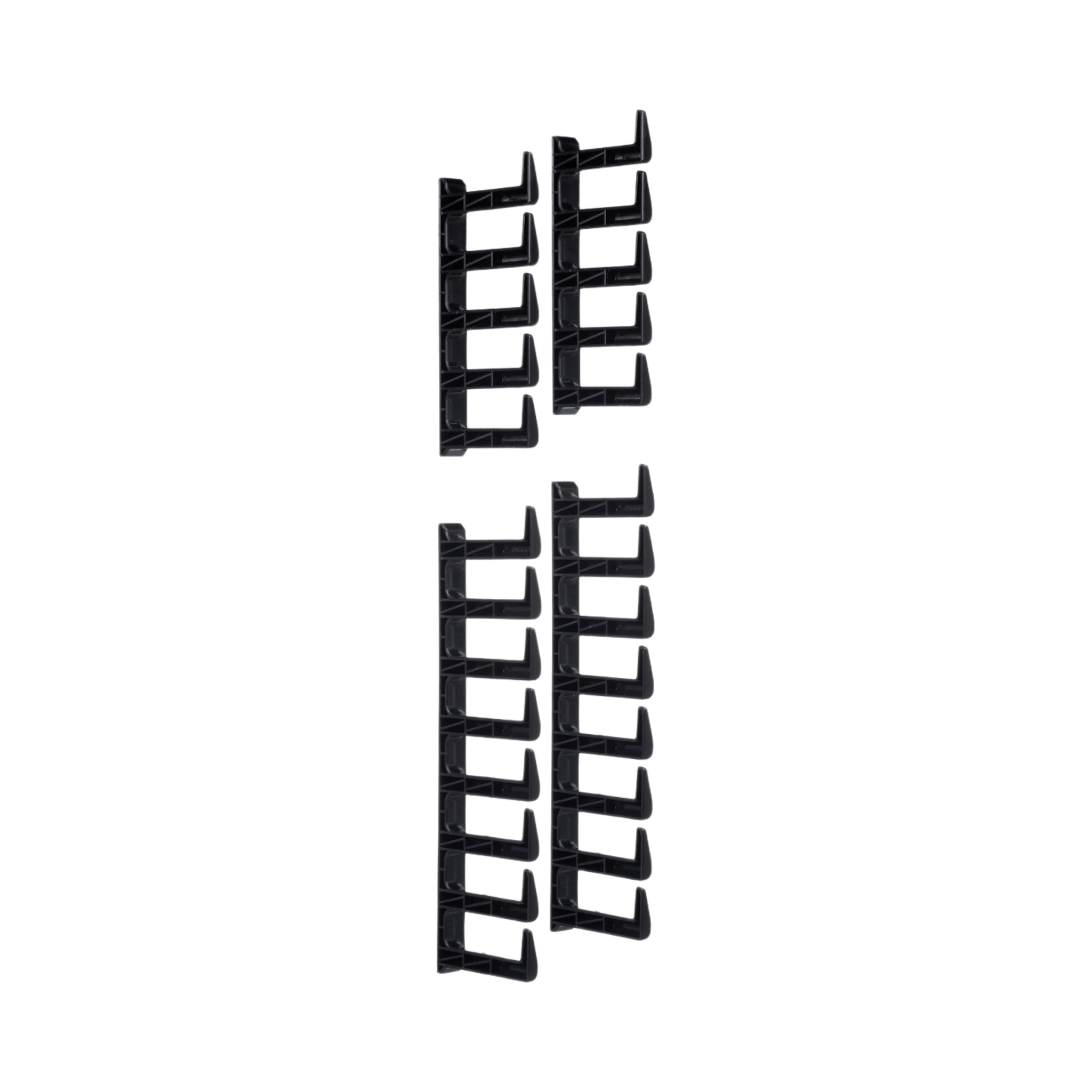 Kit de Dedos Para Administración de Cables en Gabinetes FlexFusion™, de 42 o 45 UR, Dedos de 100 mm de Longitud, Color Negro