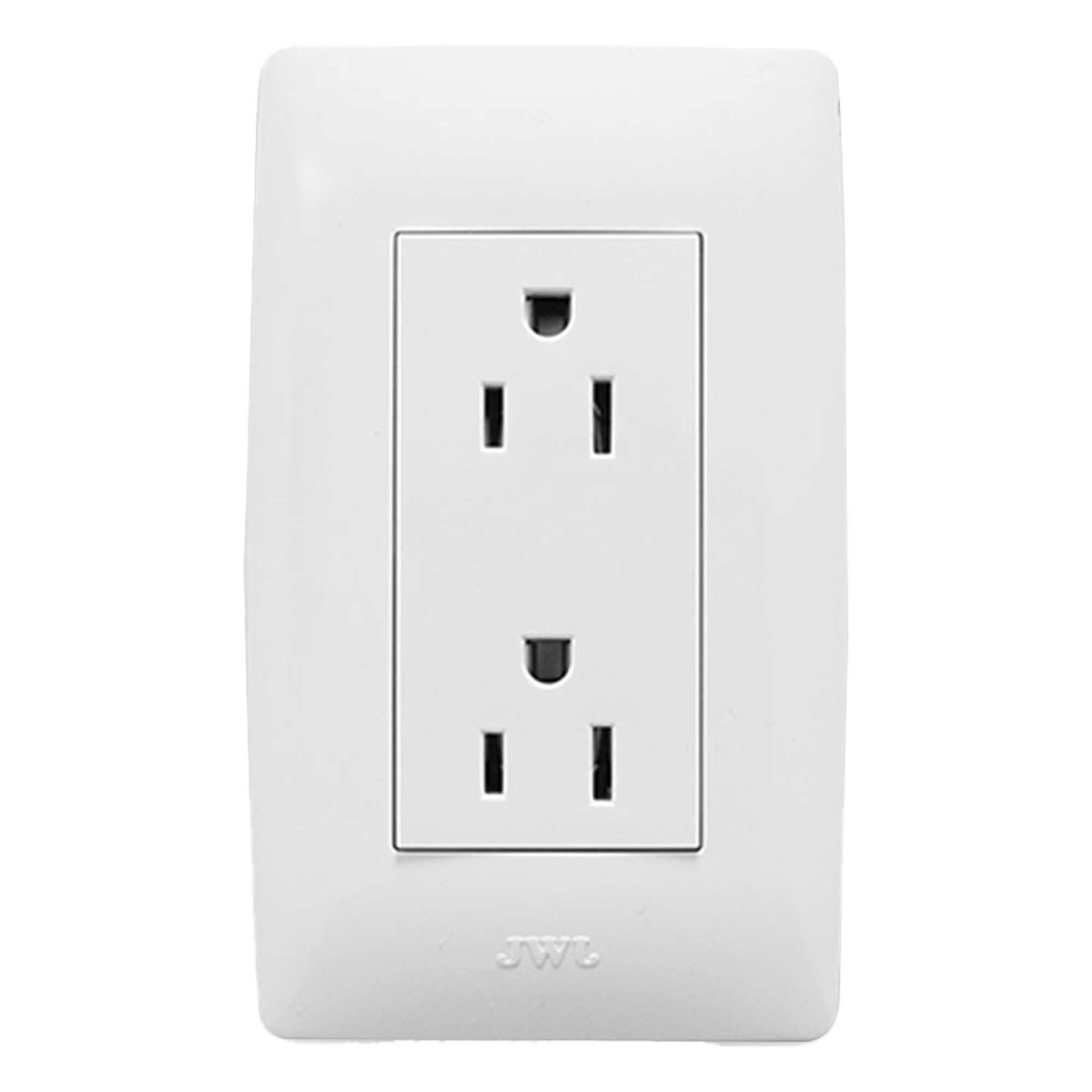 Contacto Dúplex de 127 V~60 Hz 15 A / Color Blanco. — JWJ · SKU JTL-B72-24