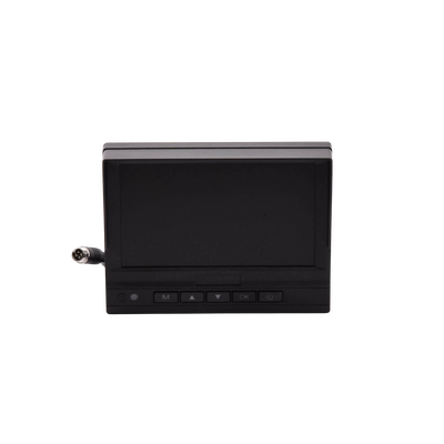Monitor y Botones de 7" LCD / Compatible con DVR Móvil HIKVISION / Conector Tipo Aviación