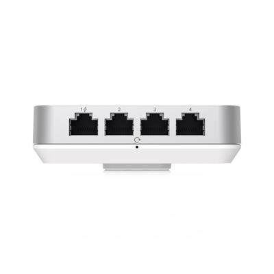 Access Point UniFi U6 In Wall/Montaje p/pared, WIFI 6 2.4 Y 5 Ghz, hasta 5.3 Gbps, 1 pto PoE In, 4 ptos secundarios (1 PoE Out)