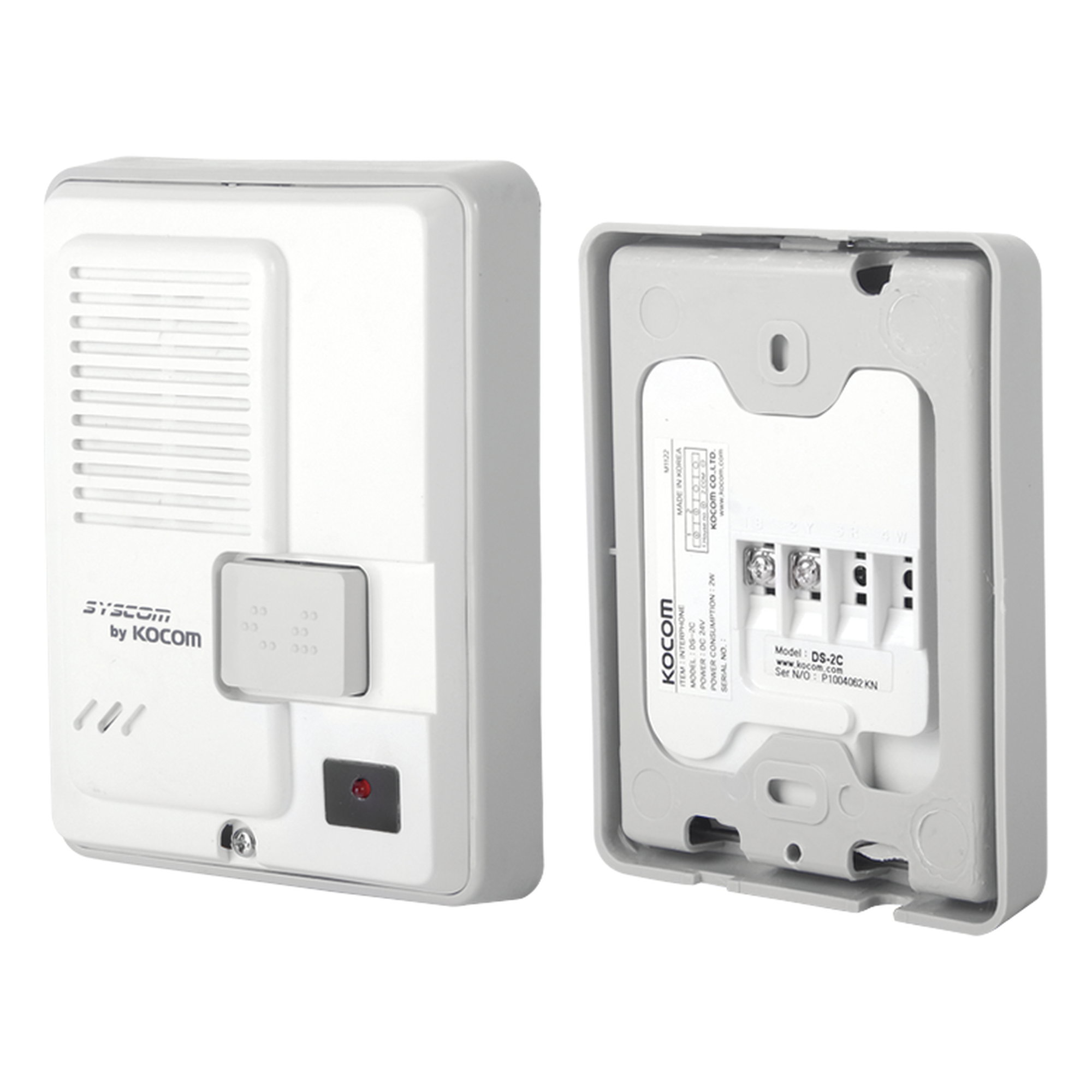 Extensión de Interfono Manos Libres / Compatible con KIP620ML / Montaje en Pared / 2 Hilos / Consumo 2 W / Uso Interior