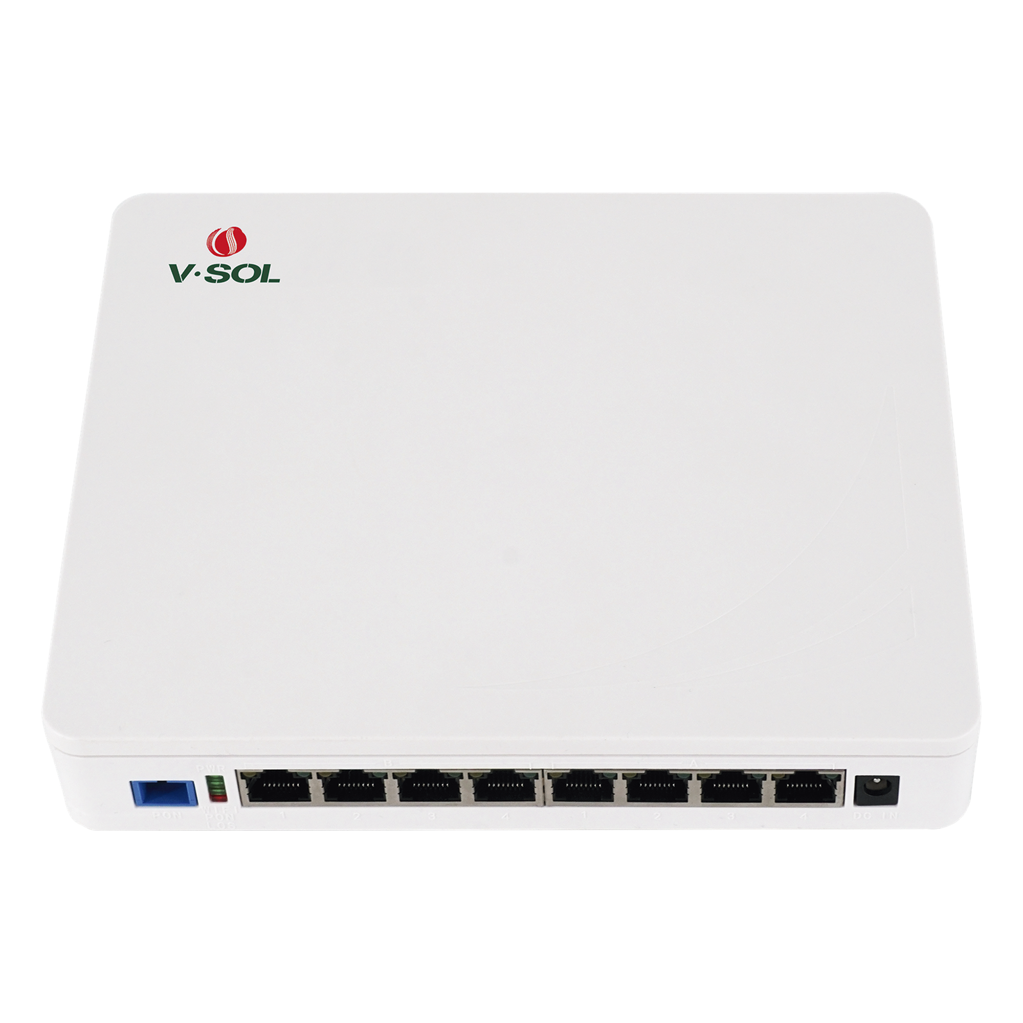 ONU Dual EPON/GPON / 8 Puertos PoE 802.3at Gigabit / Wi-Fi Doble banda 2.4 y 5 GHz / 1 Puerto SC/UPC — V-SOL · SKU ICT3310DPS-8G2NAC