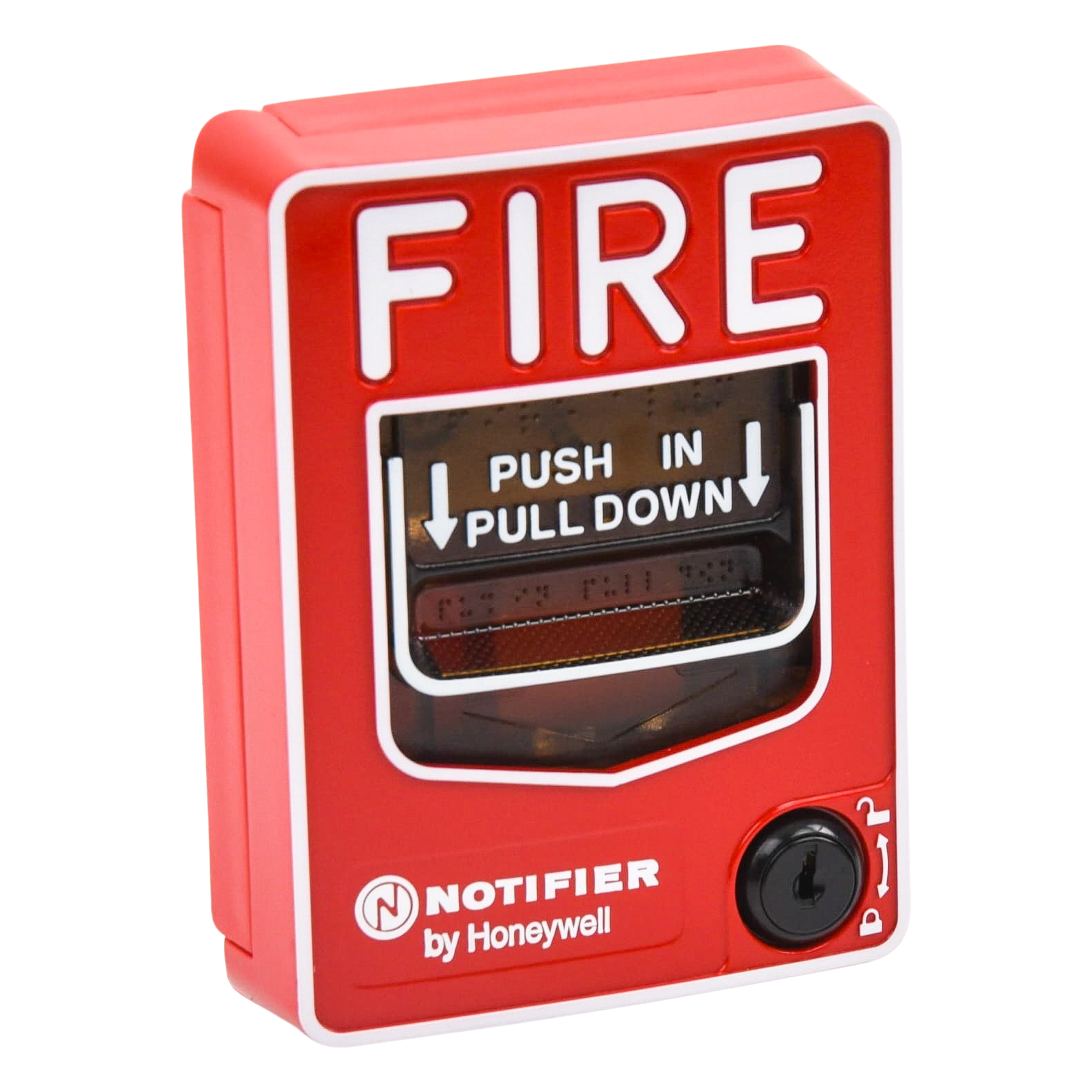 Estación Manual de Alarma Direccionable / Doble Acción / LED Bicolor / Terminales 12 AWG / UL 38 / ADA