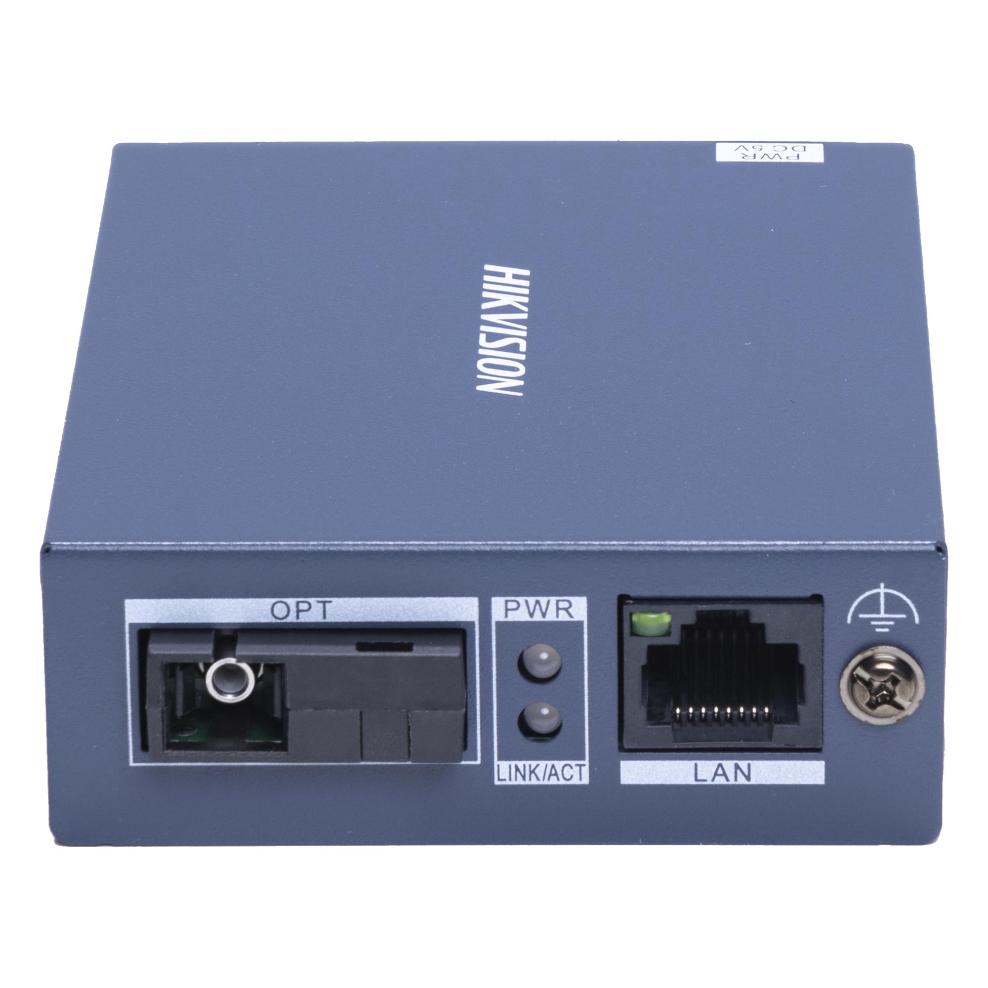 Convertidor Fibra Óptica / Receptor / Monomodo (RX) / 1 Puerto SFP (SC) 100 Mbps / 1 Puerto RJ45 10/100 Mbps / HASTA 20 KM / Plug and Play — HIKVISION · SKU DS-3D01R-A(B)