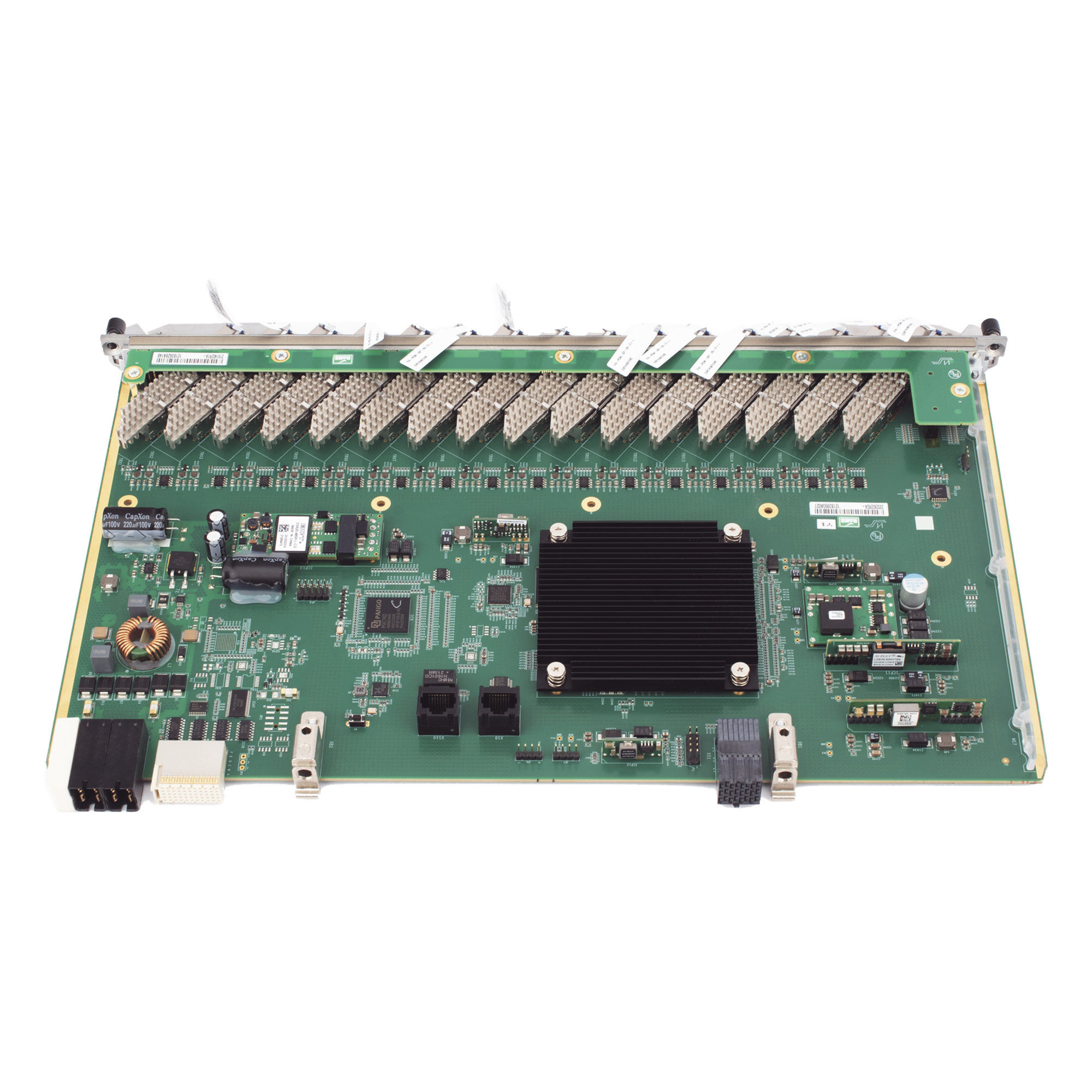 Tarjeta de Servicio 16 puertos GPON para OLTs FiberHome serie AN6000 con 16 Modulos PON C++ Incluidos — FIBERHOME · SKU GPOA-C++