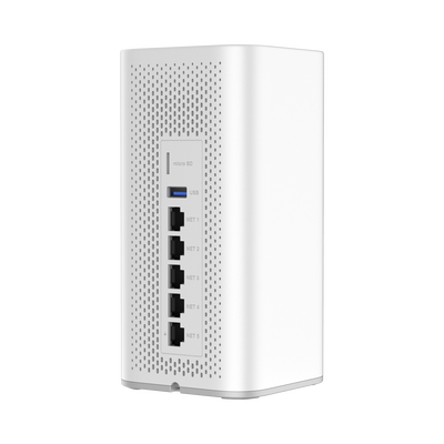 4 en 1: Firewall Nueva Generación, Router Wi-Fi, IP PBX (24 usuarios / 8 llamadas simultáneas), Switch, incluye un AP Wi-Fi 6 de doble banda