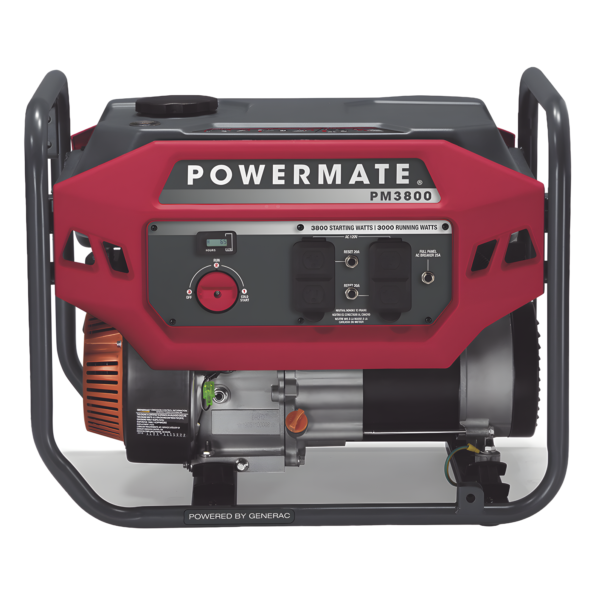 Generador Inversor Portátil a Gasolina, 3 kW, 120Vac, Arranque Manual