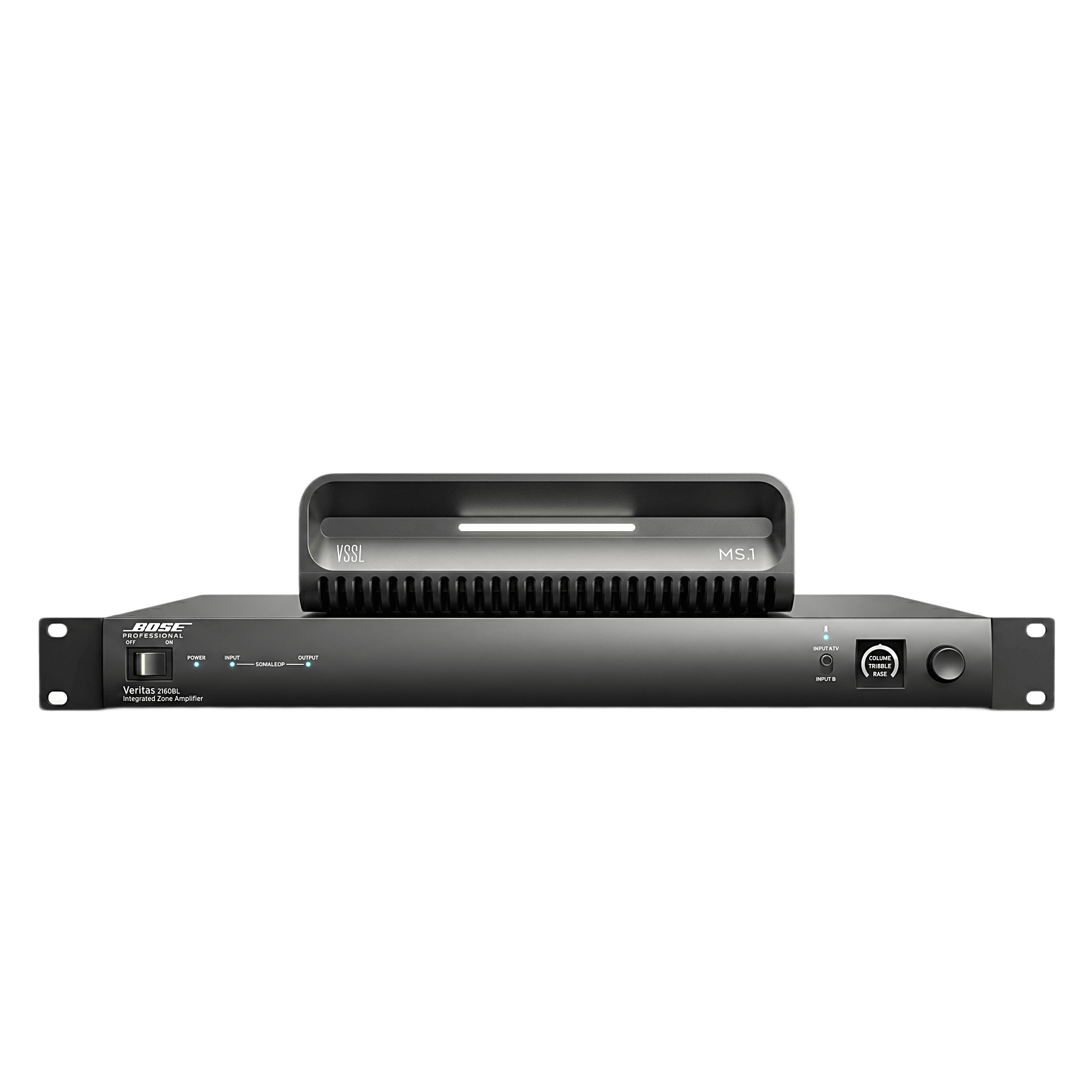 KIT Amplificador Veritas 2160BL y Streamer de Audio Modular MS.1 | PoE + USB-C | HDMI eARC + Óptica + RCA | Bluetooth LE Audio | WiFi | Control4-Crestron-Elan-RTI-URC-Savant-Lutron | AirPlay2-GoogleCast-SpotifyConnect — VSSL · SKU MS1/2160BL