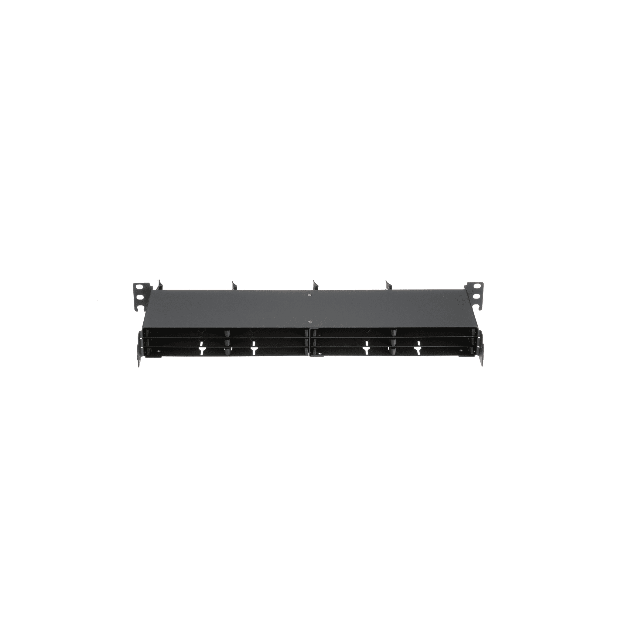 Panel de Distribución de Fibra Óptica, Acepta 12 Cassettes HD Flex en 6 Espacios, Hasta 144 Fibras, 1 UR