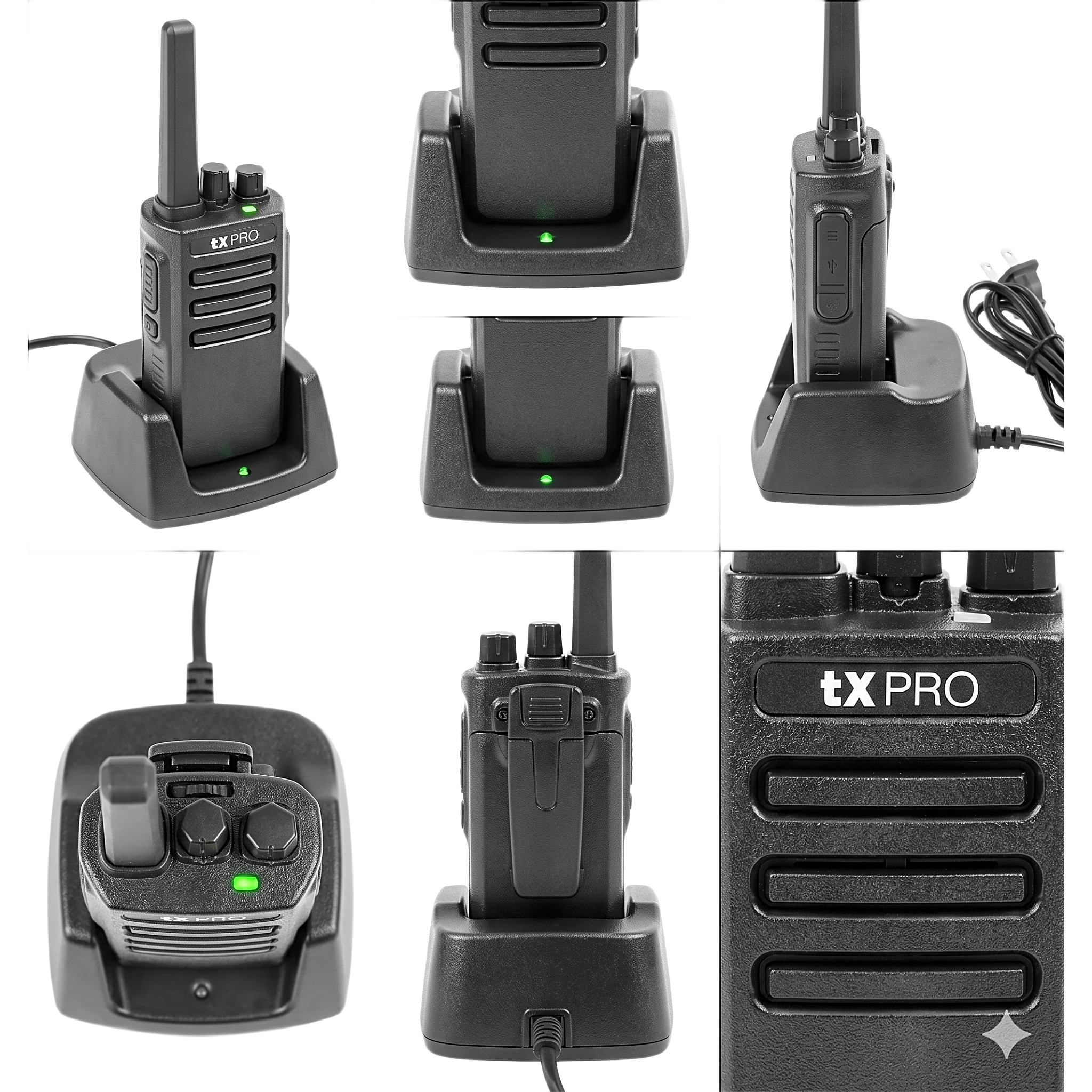 Radio Portátil Analógico / VHF 136-174 MHz / 5W / 16 Canales / Scrambler de Voz / VOX / Batería 2500 mAh