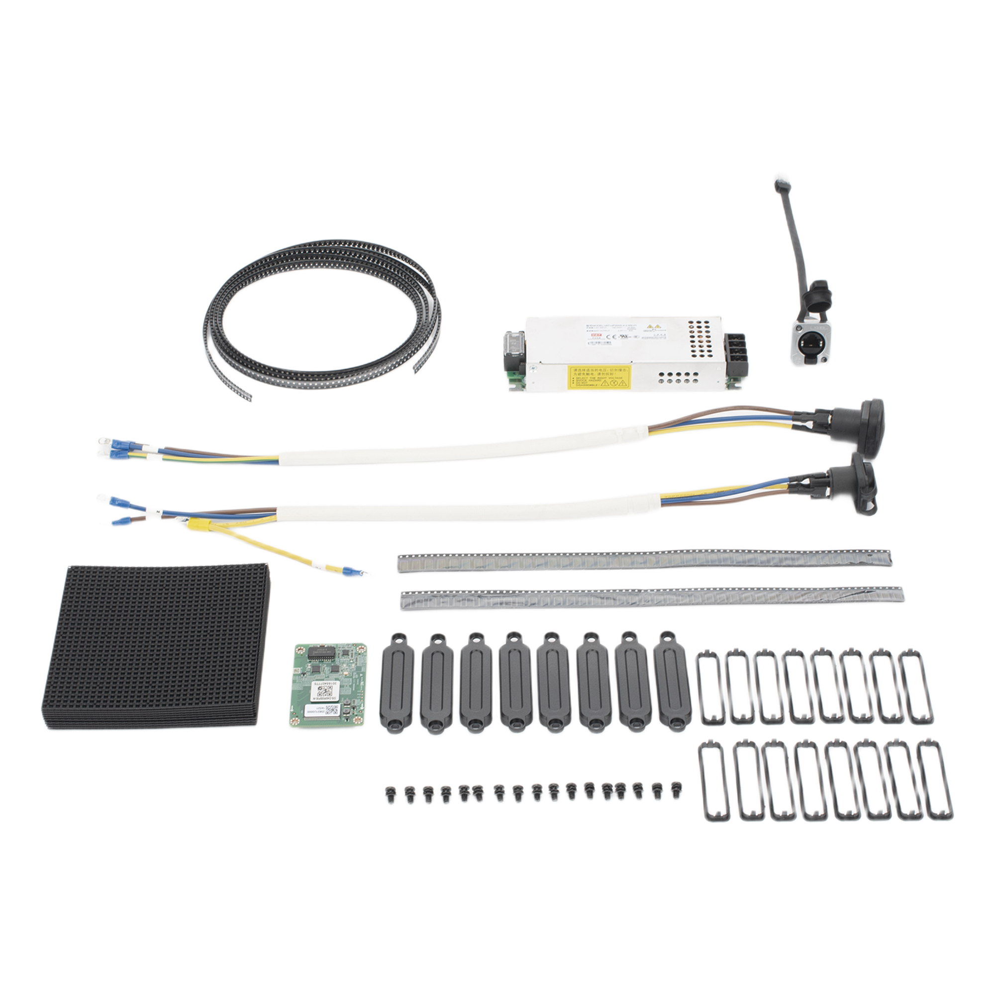 Kit de Refacciones/Accesorios para Paneles LED Hikvision de Renta 3.9mm / Compatible con Paneles de 500 mm x 1000 mm — HIKVISION · SKU DS-D4739C/A2