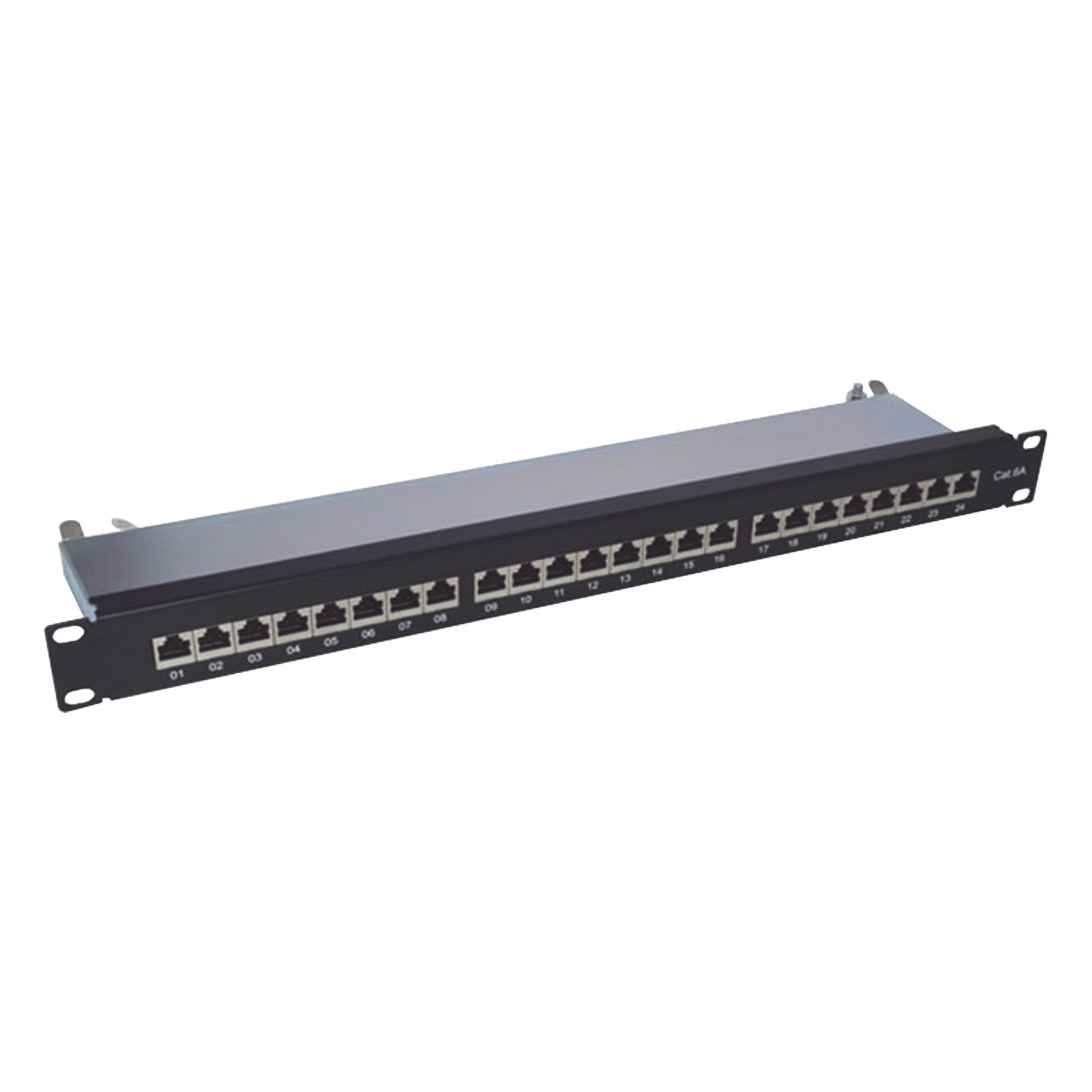 Panel de Parcheo / 24 Puertos / Cat6A Blindado / 1U Rack / T568A/B / 0 a 70°C — LINKEDPRO BY EPCOM · SKU LP-PP-CS-6A-24P