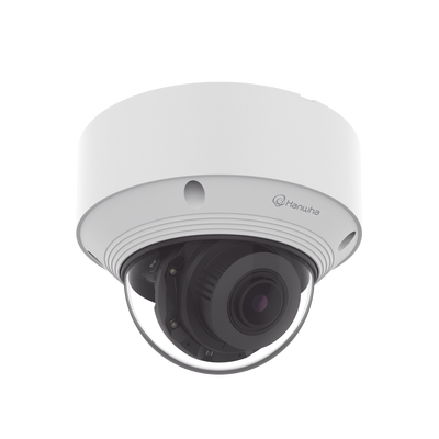 Cámara IP Tipo domo Antivandálica 5 Megapíxel / Lente Varifocal 3.2 - 10mm / IR 30M / WDR 120db / IP66 / H.265 & WiseStream / Inteligencia Artificial Deteccion de Personas y vehiculos