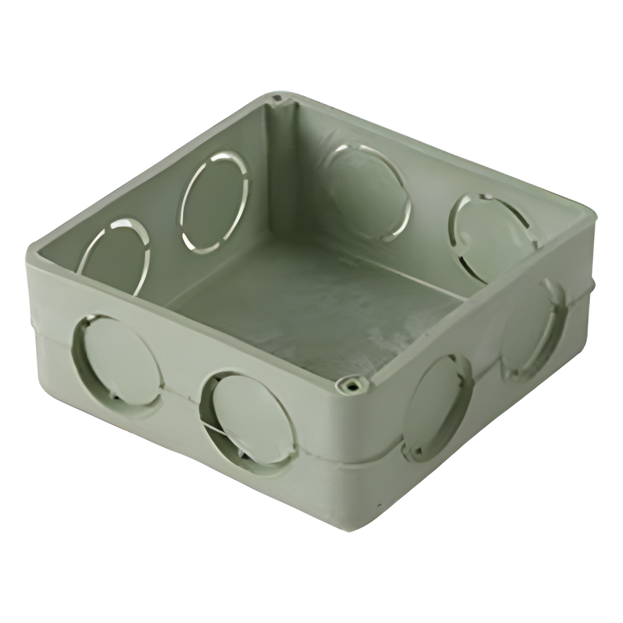 Caja Cuadrada de 1/2"  para Instalaciones de PVC Conduit Pesado. — AMANCO-WAVIN · SKU ATUP-12-CA