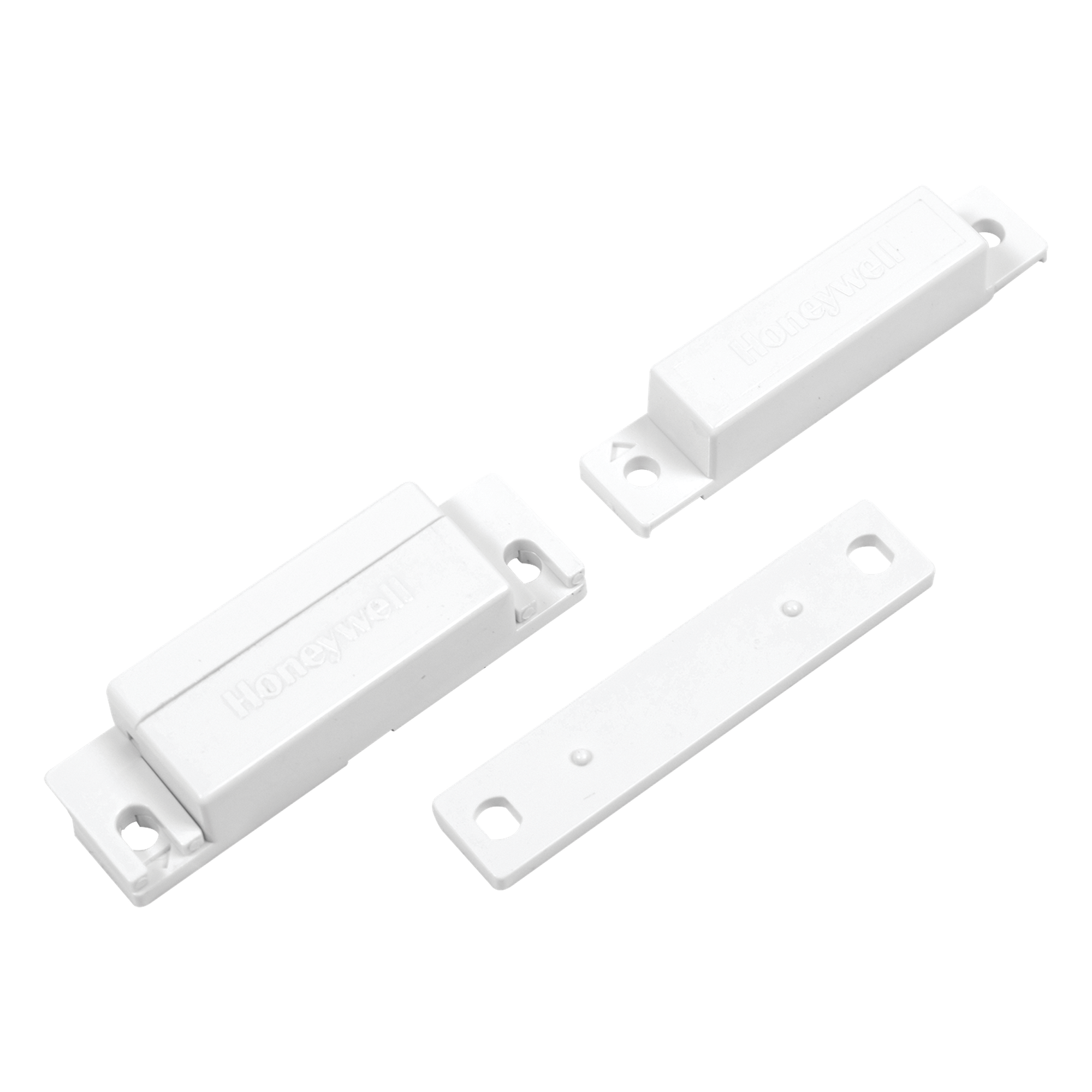 Contacto magnético de superficie NC (normalmente cerrado) con gap estándar de 32 mm para puertas y ventanas residenciales y comerciales — HONEYWELL HOME RESIDEO · SKU 7939-WH