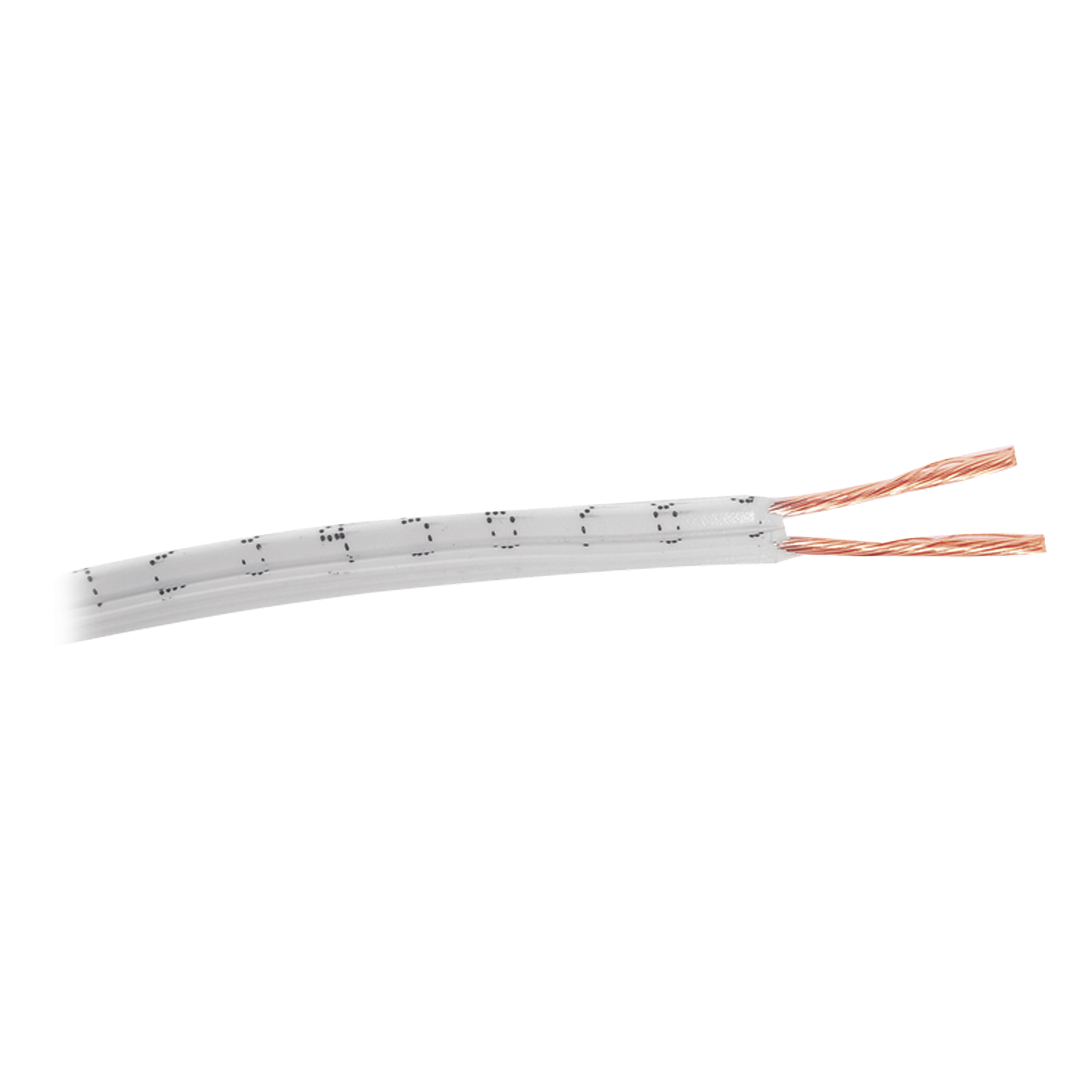 Cable POT 2 x 18 AWG / 100 Metros (328.08 Pies) / NOM-063-SCFI / Color Blanco / Aplicaciones en Electrodomésticos y Electrónicos — INDIANA · SKU PC02