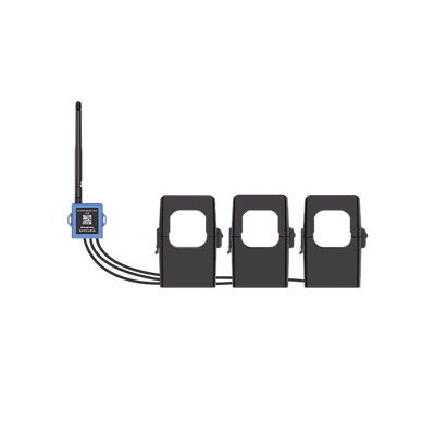 Medidor de corriente LoRaWAN para tres fases hasta 500 ampers — MILESIGHT · SKU CT305915M