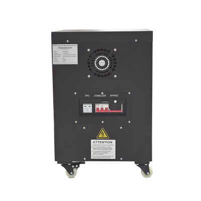 Regulador de Voltaje Industrial Bifásico Ferrorresonante 7.5 kVA/7.5 kW 220 V / Entrada 176-264 V Vca / Salida 215.6-224.4 Vca