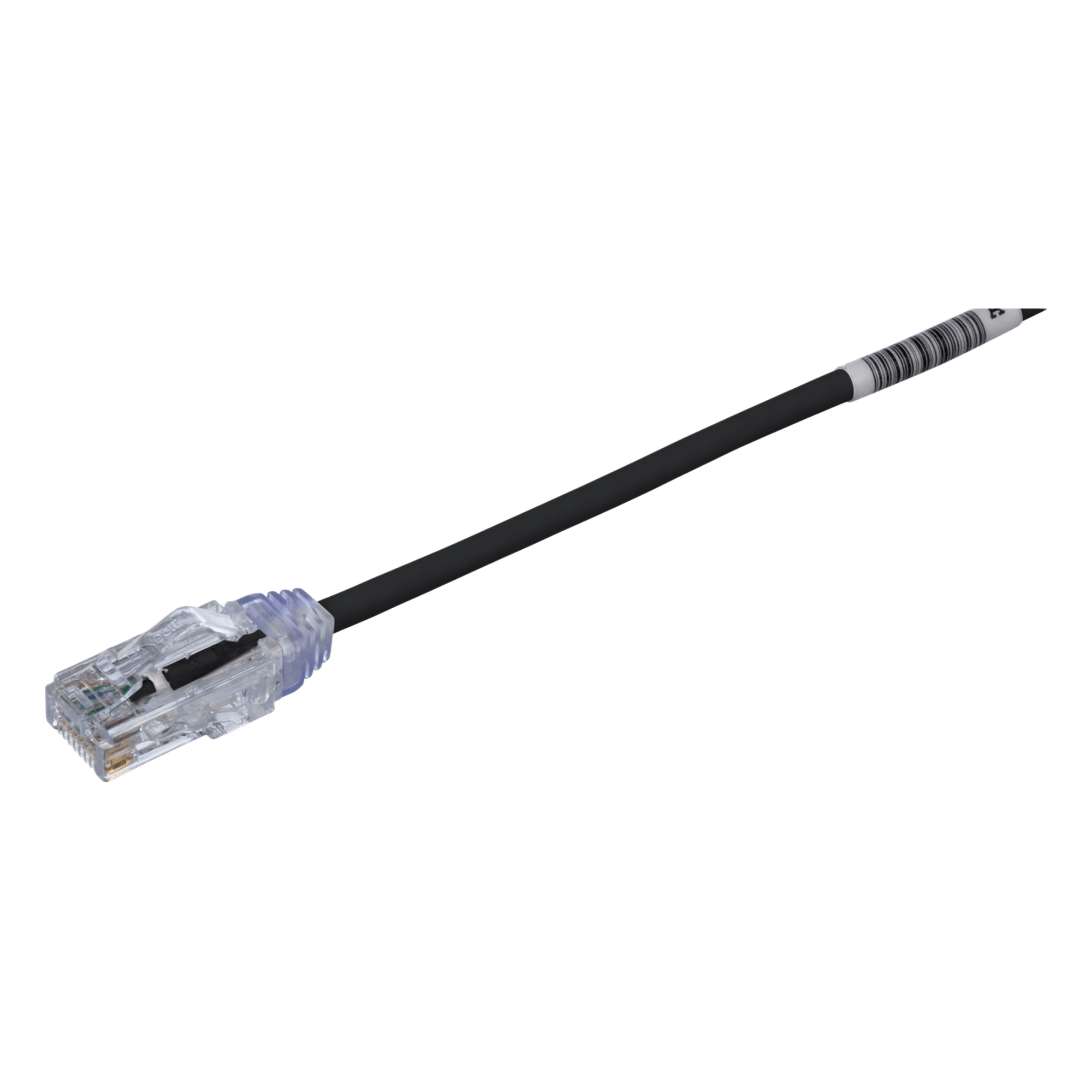 Cable de Parcheo TX6, UTP Cat6, Diámetro Reducido (28AWG), Color Negro, 16.76 Metros (55 Pies) — PANDUIT · SKU UTP28SP55BL
